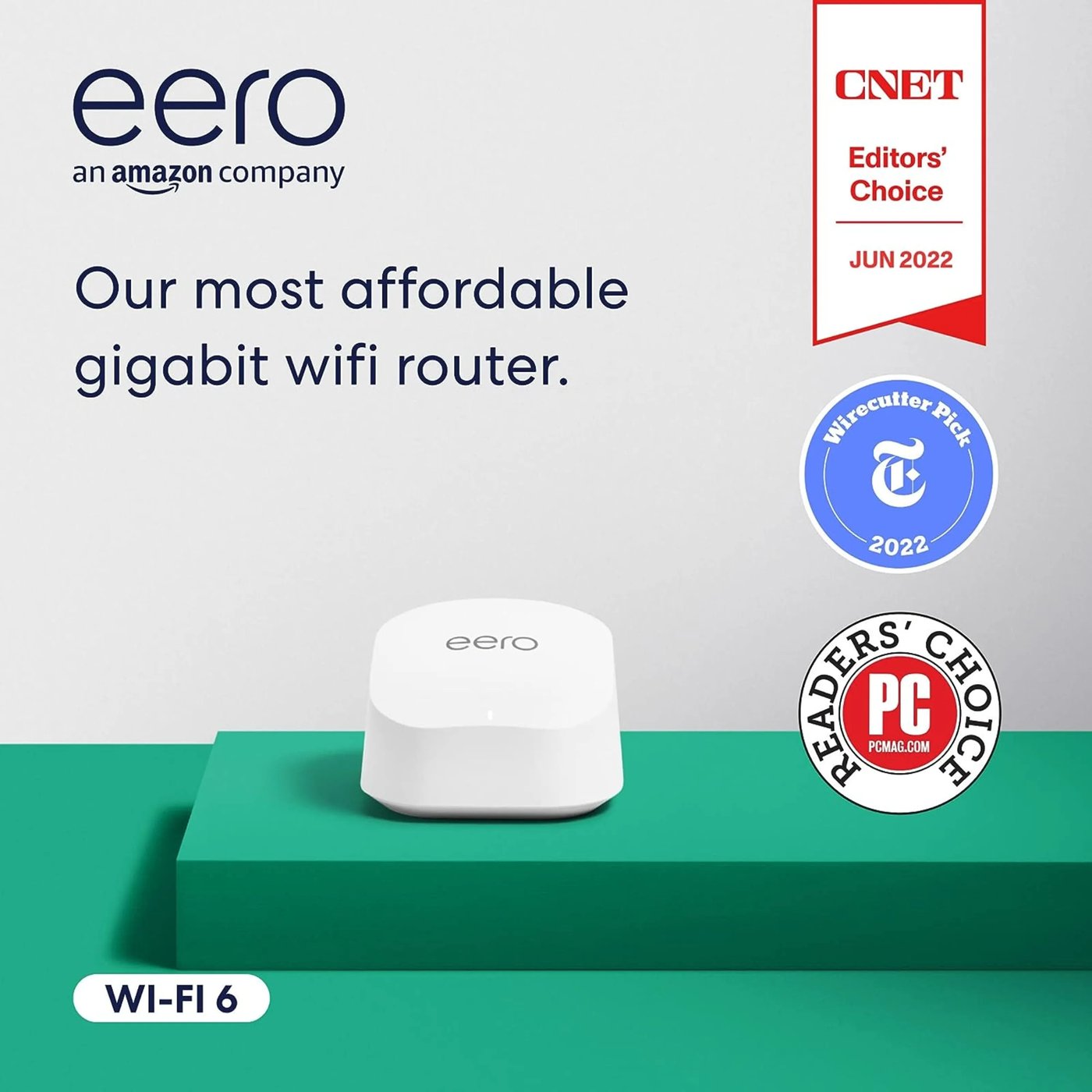 eero 6+ AX3000 Wifi 6 mesh-router 1-pack