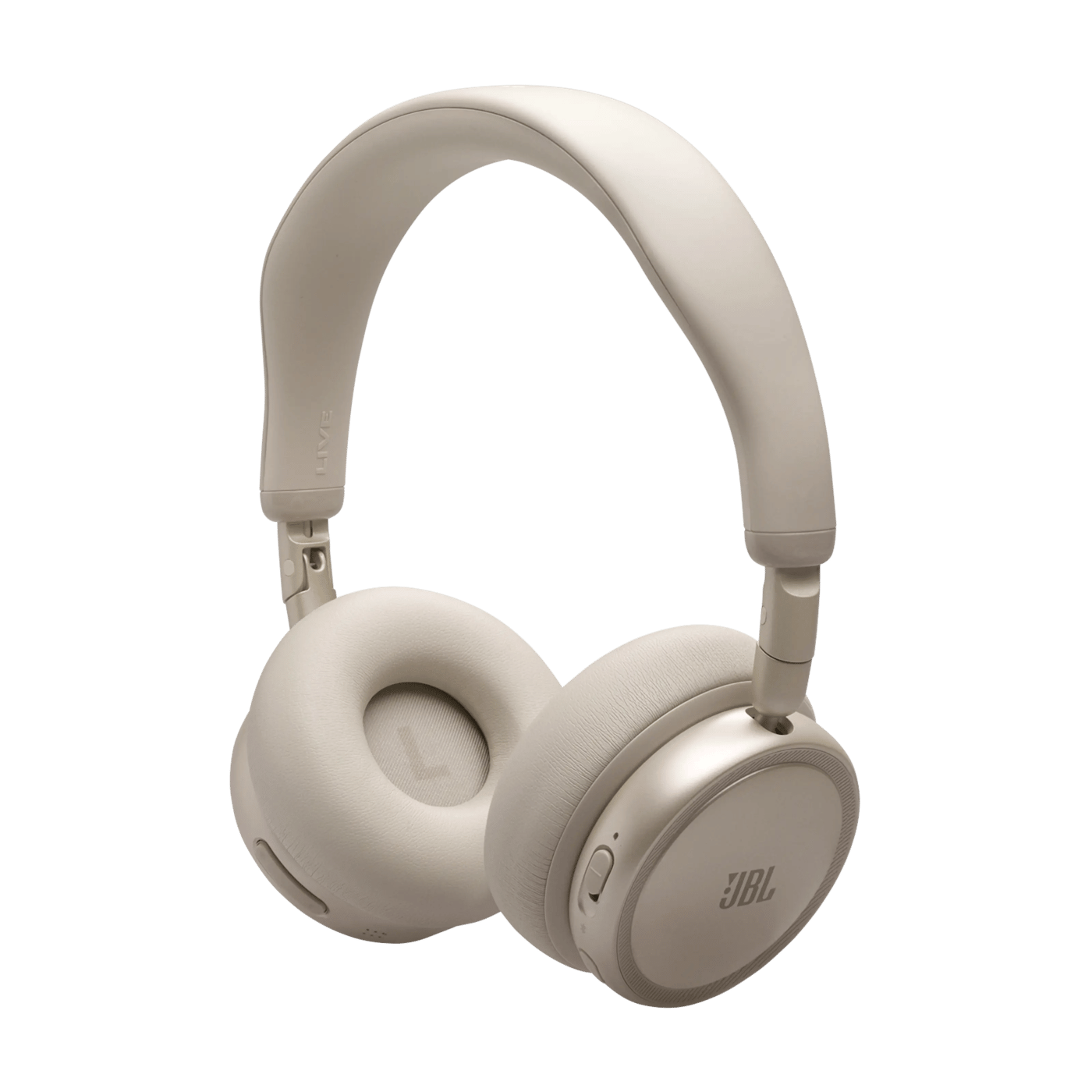 JBL Live 680NC trådløse on-ear-hodetelefoner Champagne