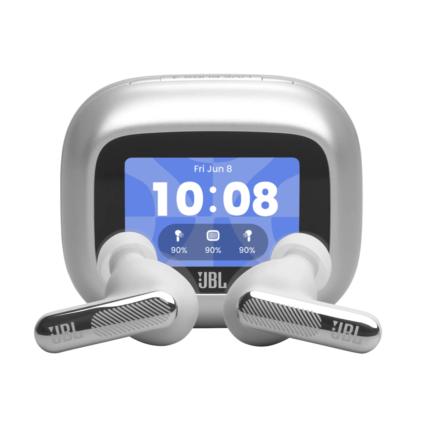 JBL Live Beam 4 trådlösa in-ear-hörlurar Silver