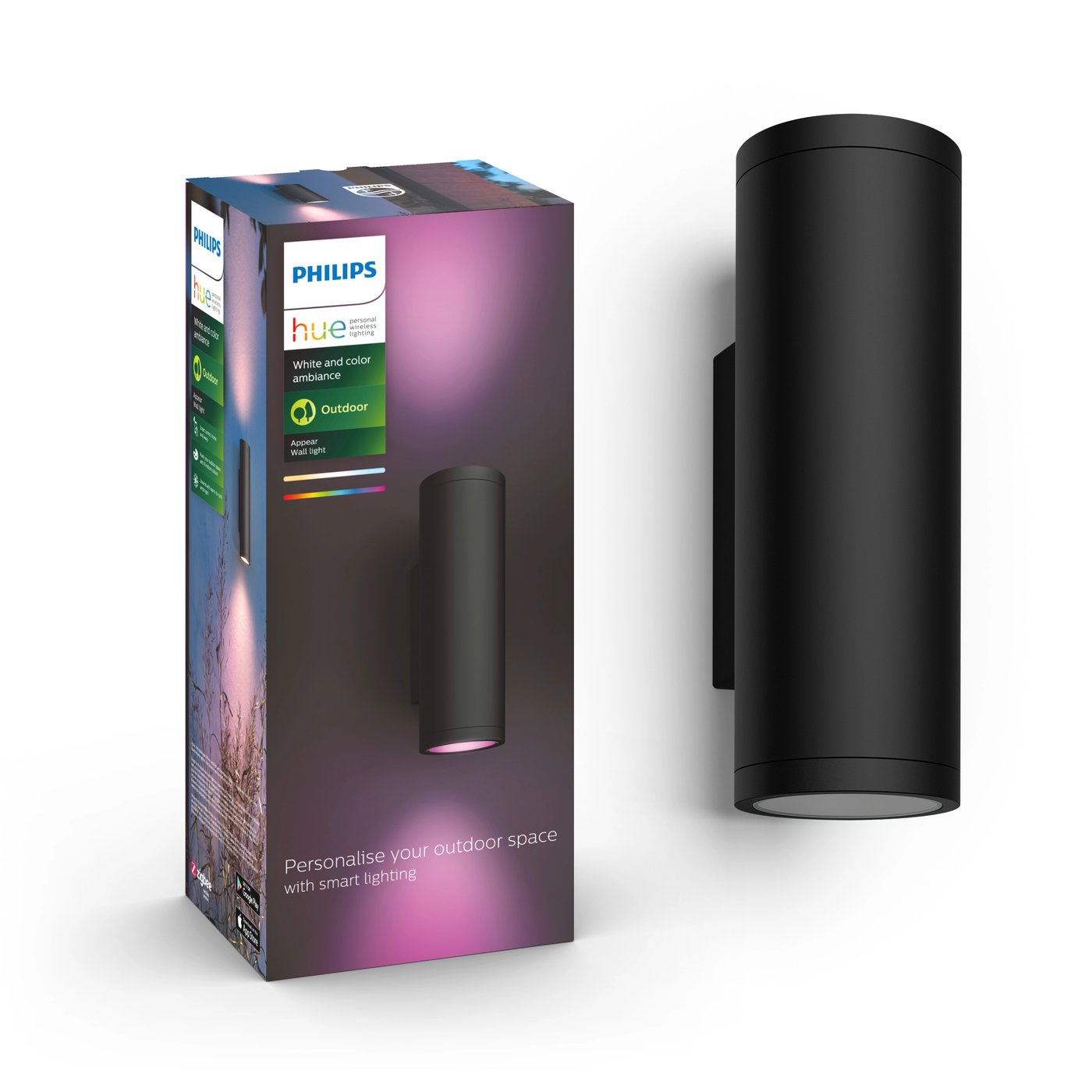 Philips Hue Appear Fasadelampe utendørs