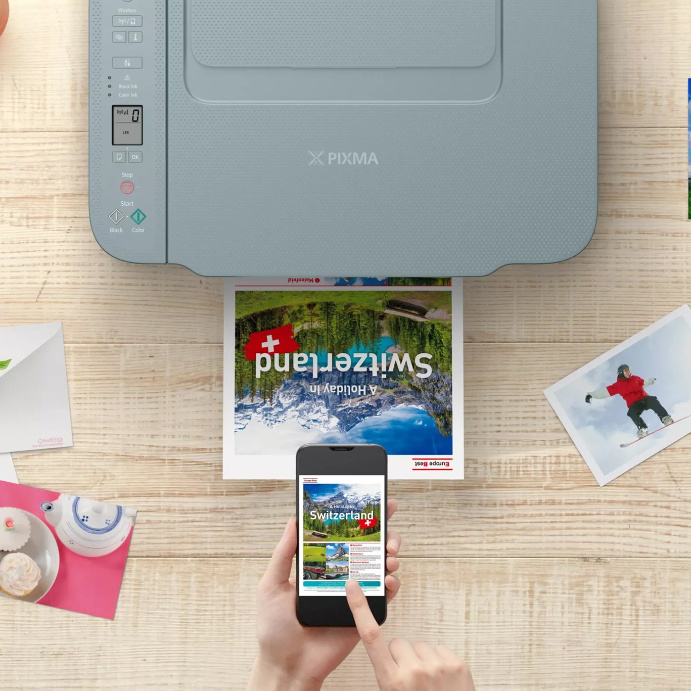 Canon Kompakt allt-i-ett-färgskrivare med wifi