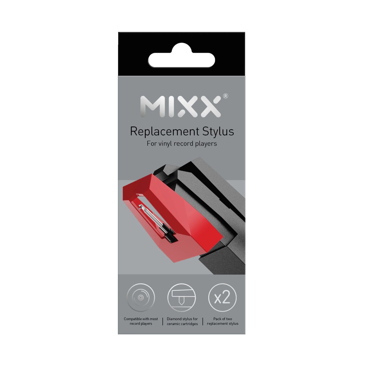 MIXX Reservnål till vinylskivspelare 2-pack