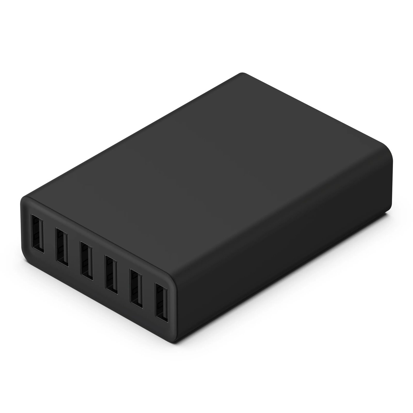 Linocell USB-laddstation 6 portar Svart
