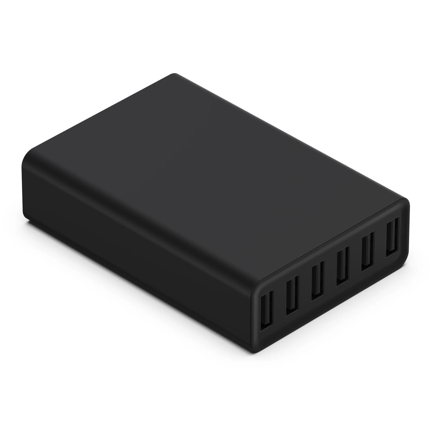 Linocell USB-laddstation 6 portar Svart