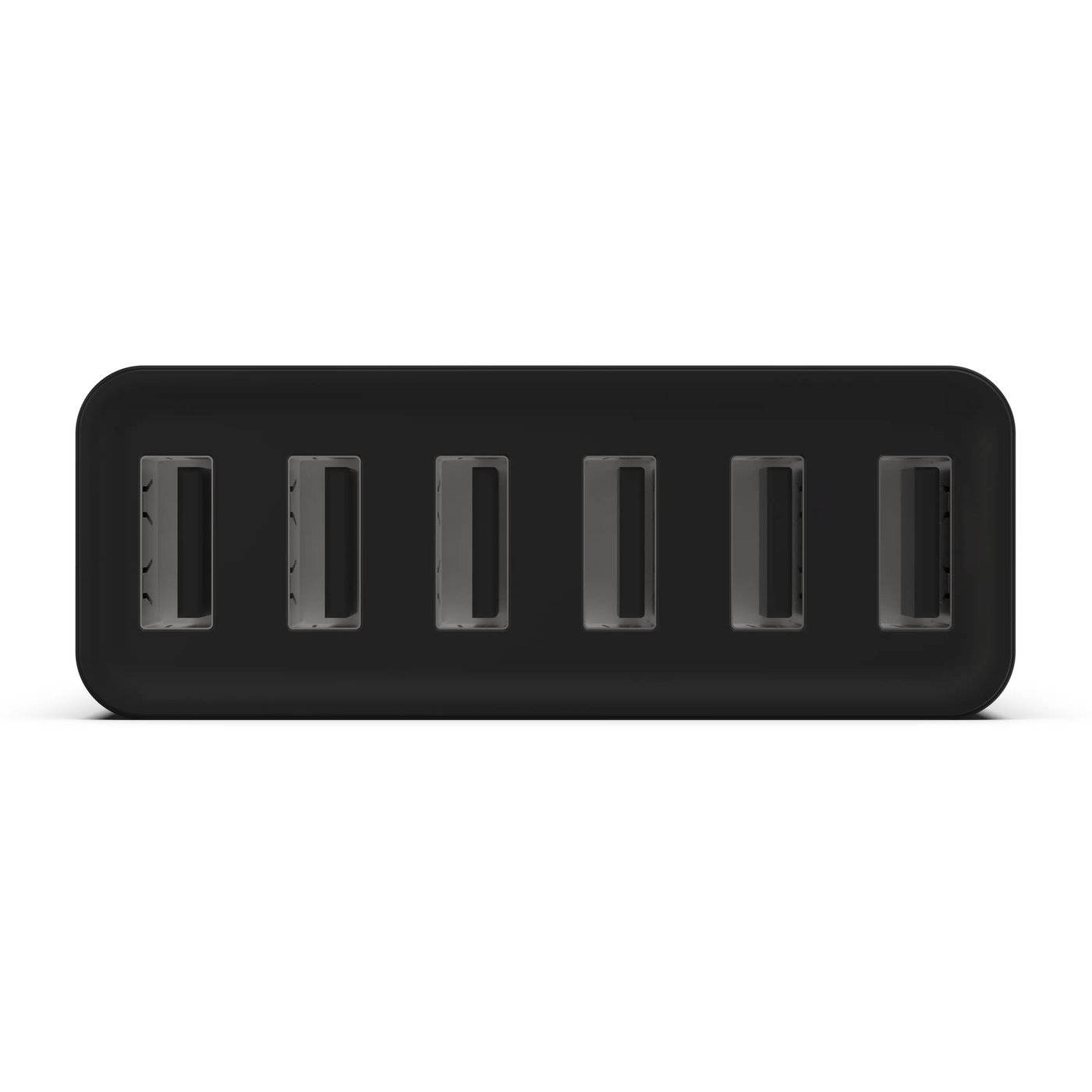 Linocell USB-laddstation 6 portar Svart