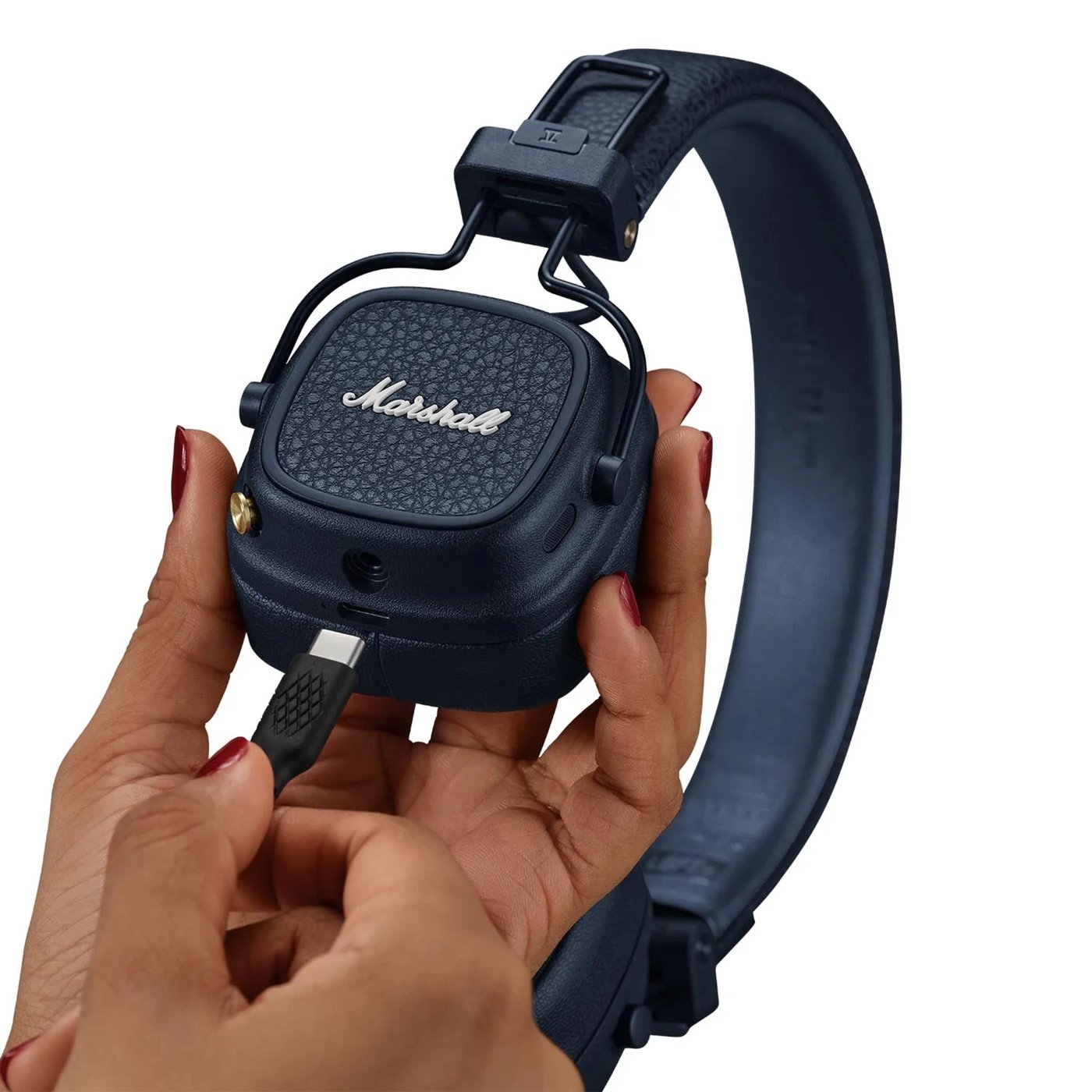 Marshall Major V trådløse on-ear-hodetelefoner Midnight Blue