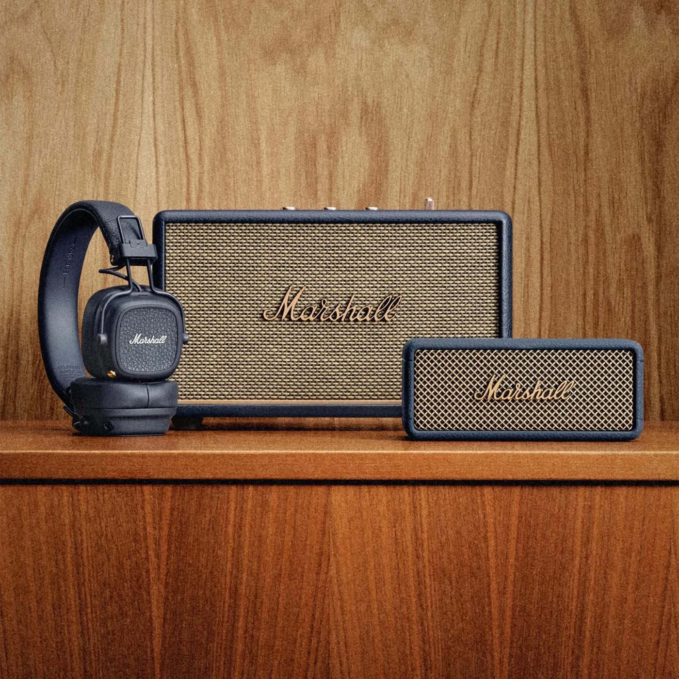 Marshall Major V trådløse on-ear-hodetelefoner Midnight Blue