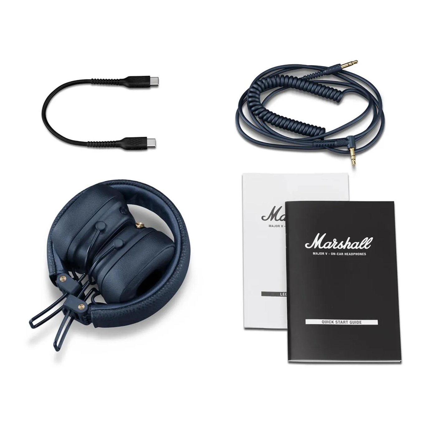 Marshall Major V trådløse on-ear-hodetelefoner Midnight Blue