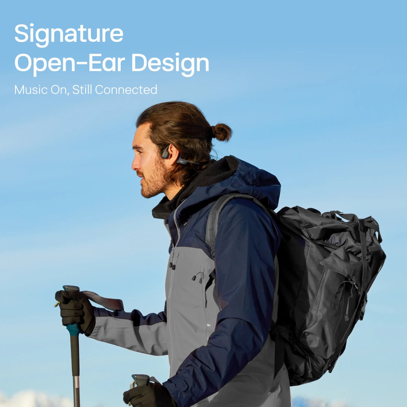 Shokz OpenRun Pro 2 Mini Trådløse hodetelefoner Svart