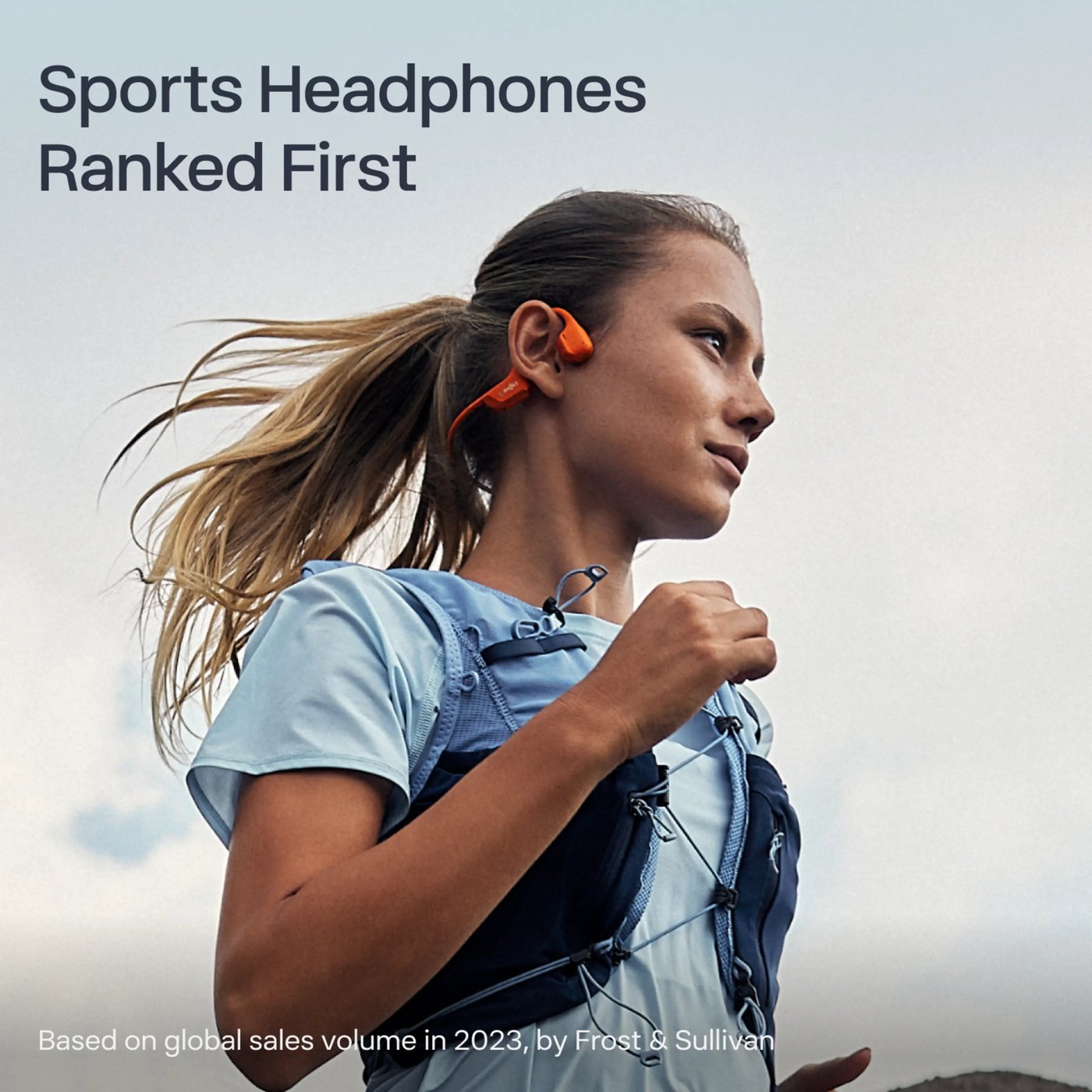 Shokz OpenRun Pro 2 Mini Trådløse hodetelefoner Oransje
