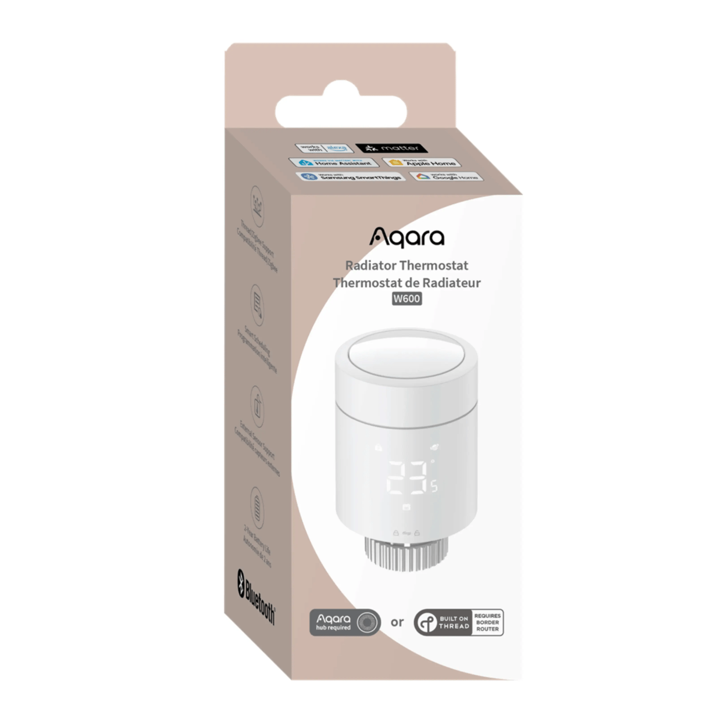 Aqara Termostatventil W600 Hvit