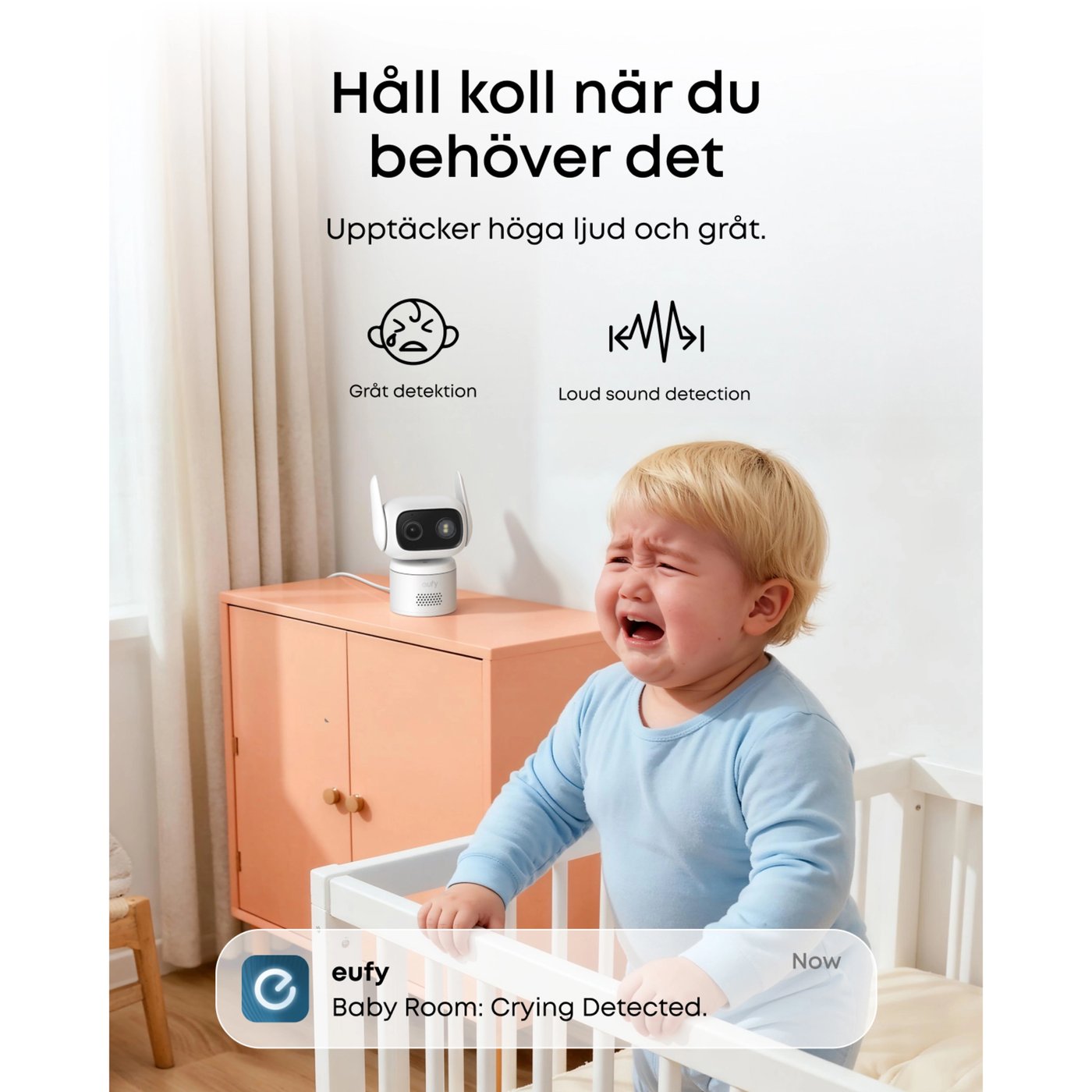Eufy C31 Trådad övervakningskamera med 360° panorering