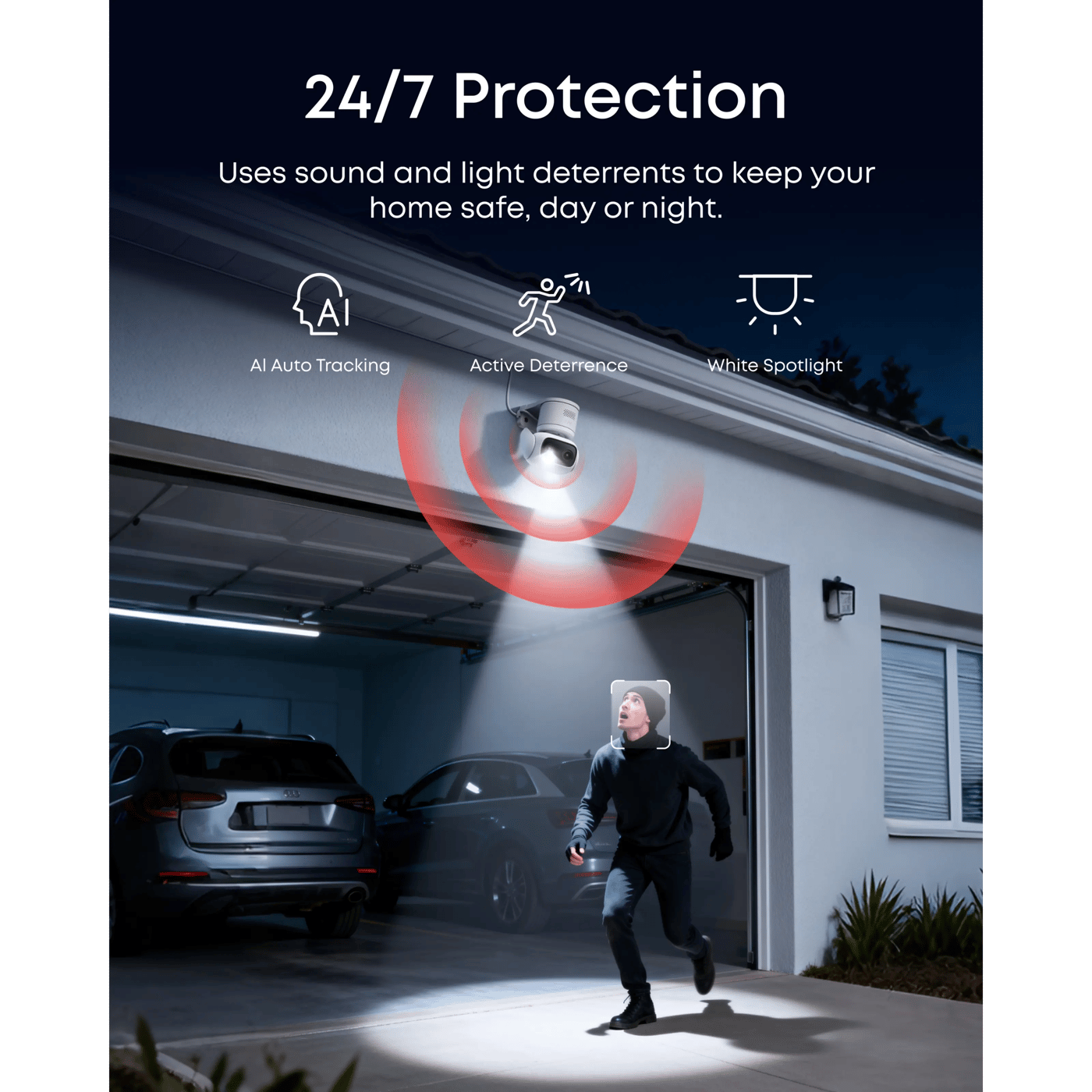 Eufy C31 Kablet overvåkningskamera med 360° panorering