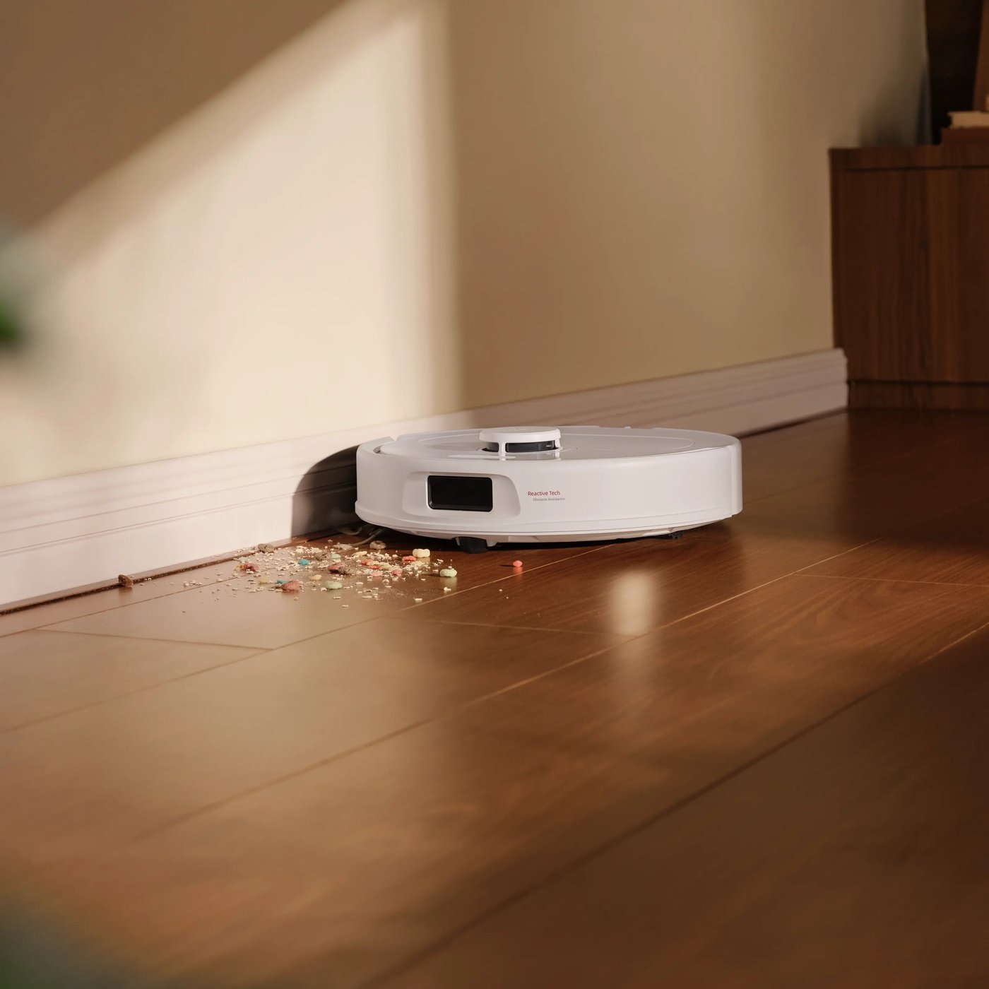 Roborock Qrevo S Pro robotdammsugare med basstation Vit
