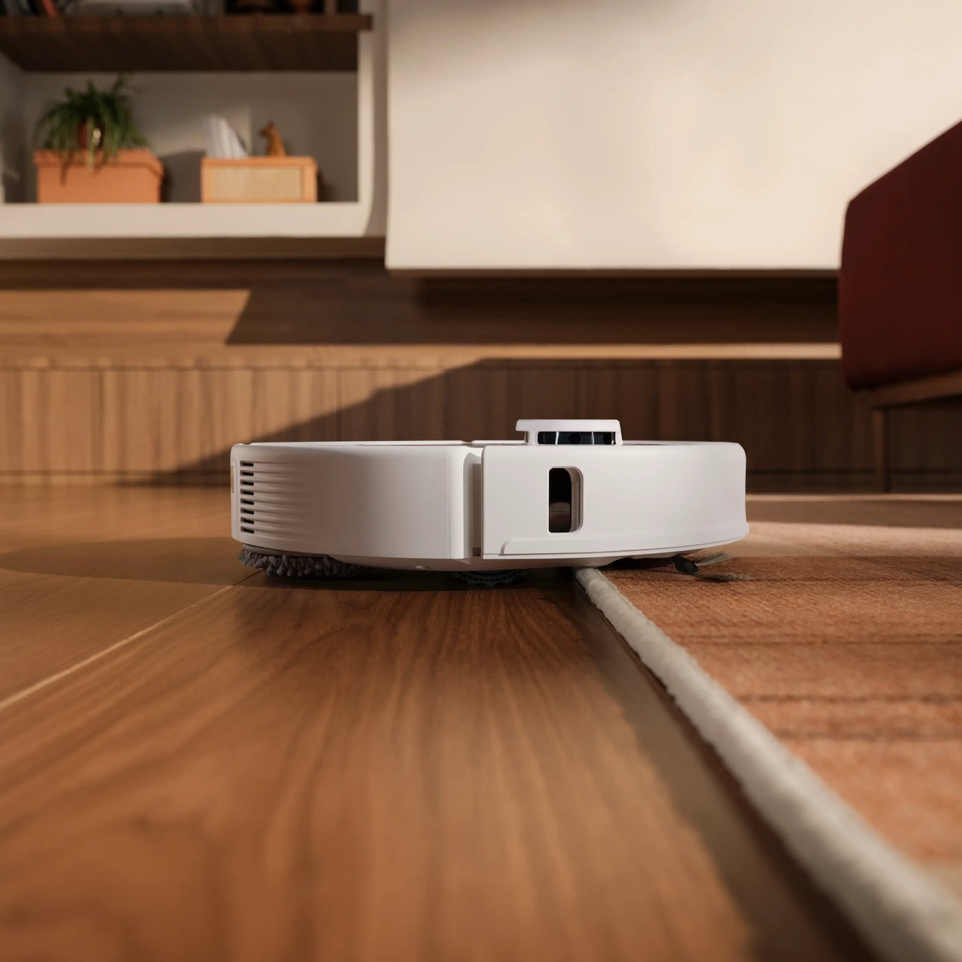 Roborock Qrevo S Pro robotdammsugare med basstation Vit