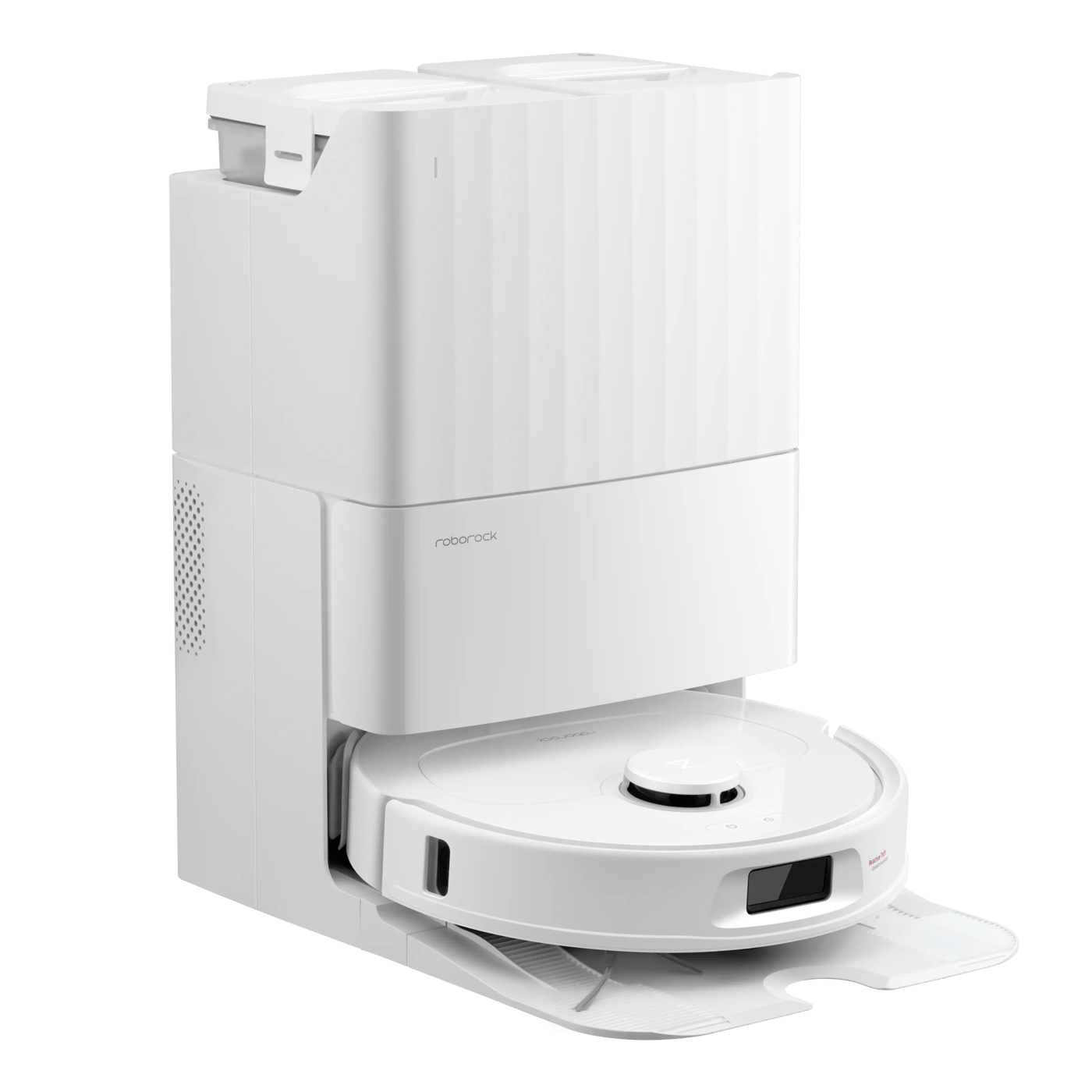 Roborock Qrevo S Pro robotdammsugare med basstation Vit