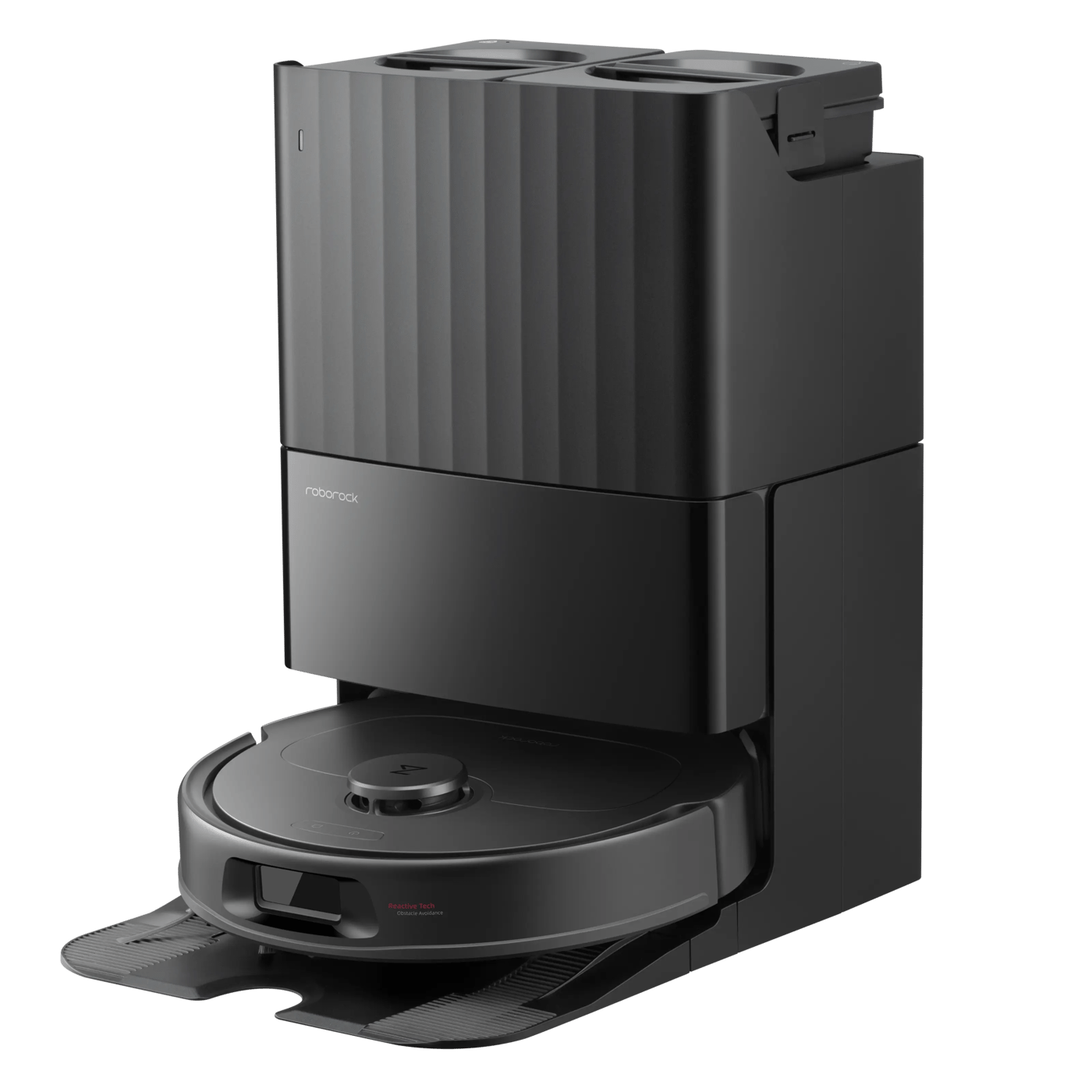 Roborock Qrevo S Pro robotdammsugare med basstation Svart