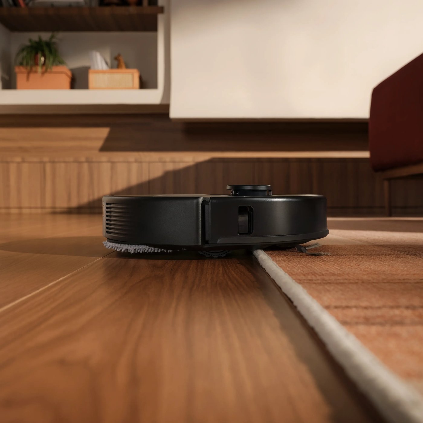 Roborock Qrevo S Pro robotdammsugare med basstation Svart