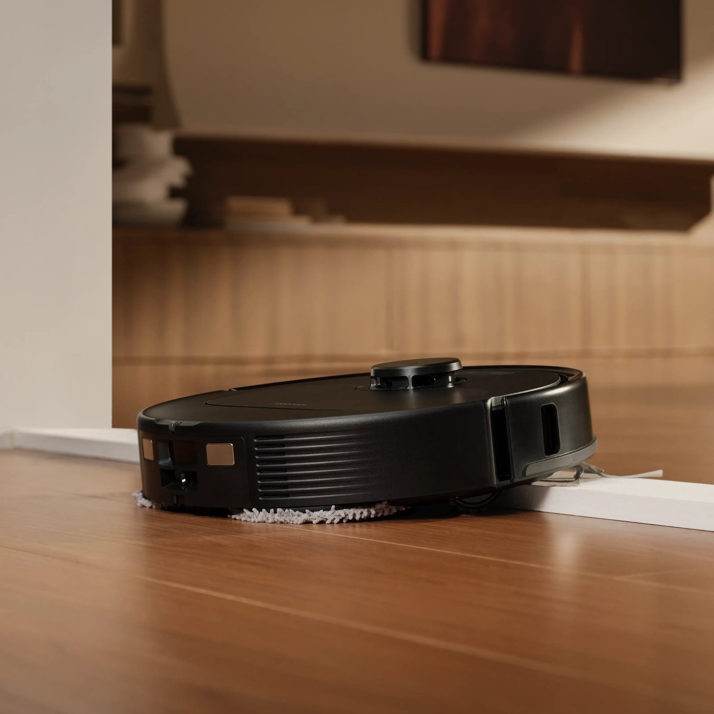 Roborock Qrevo S Pro robotdammsugare med basstation Svart