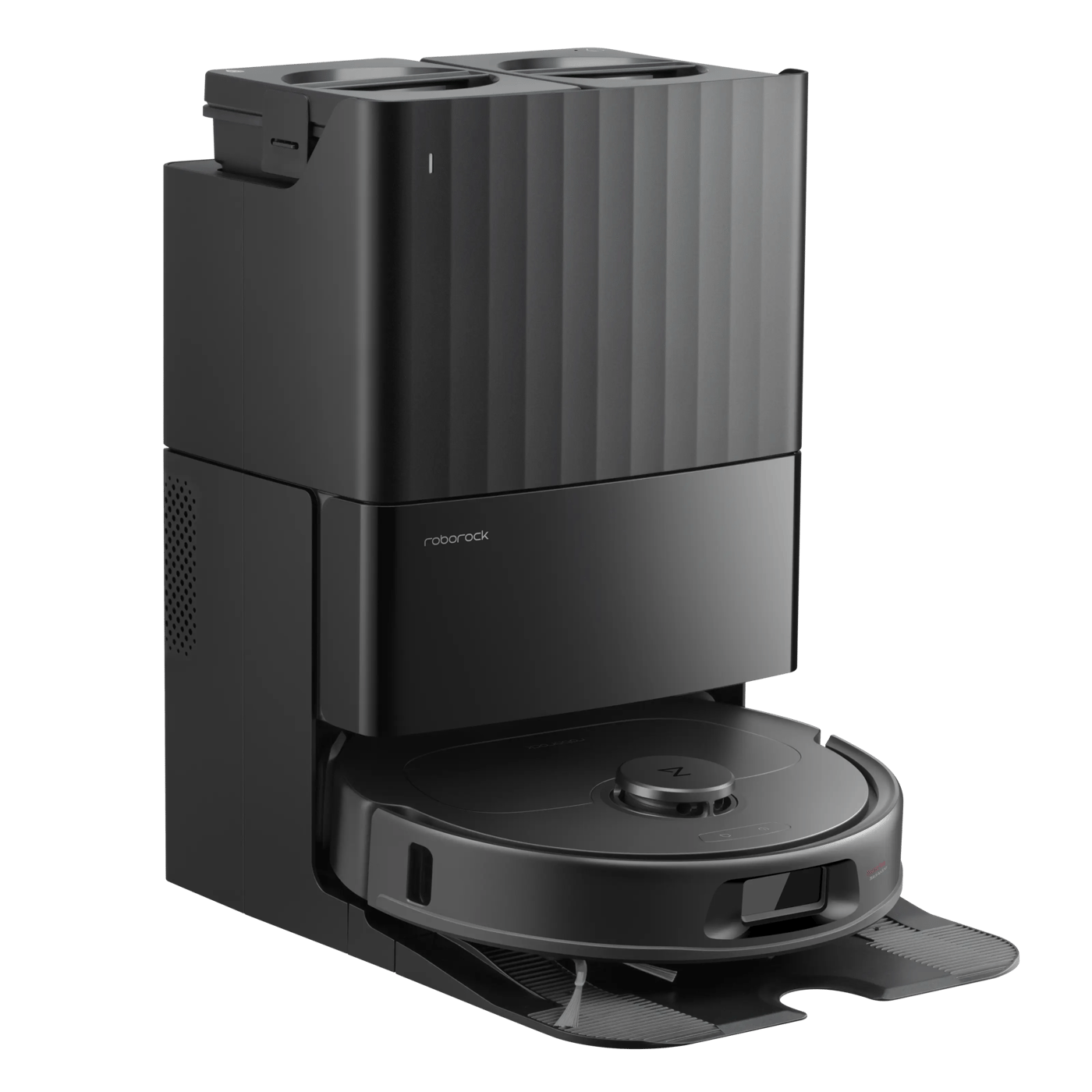 Roborock Qrevo S Pro robotdammsugare med basstation Svart