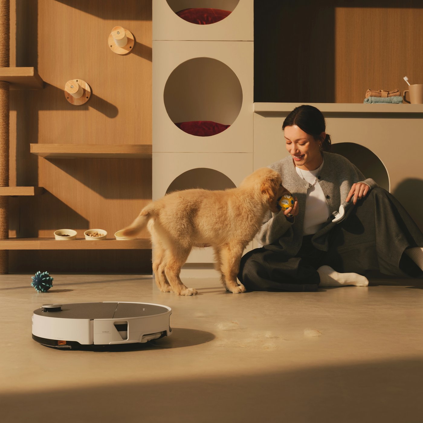 Roborock Saros 20 Sonic robotstøvsuger Hvit