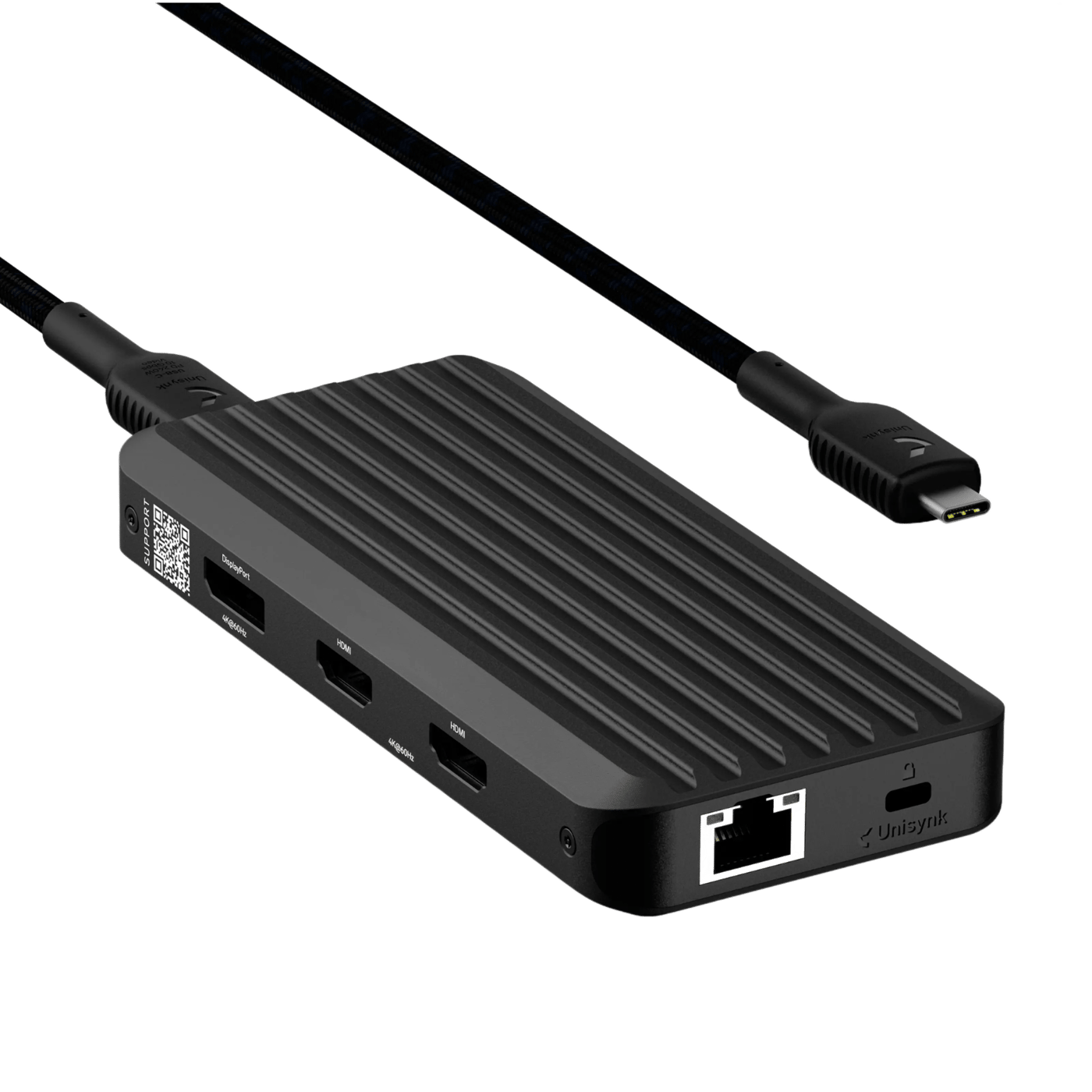 Unisynk 10-portars USB-C-hubb med 140 W pass-through