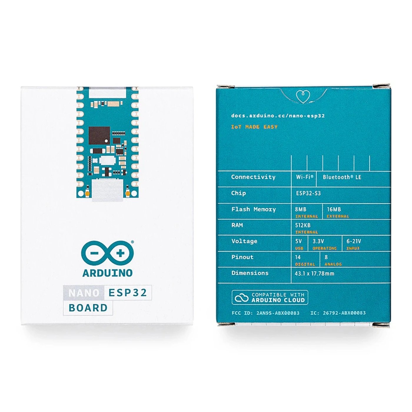 Arduino Nano ESP32 utvecklingskort
