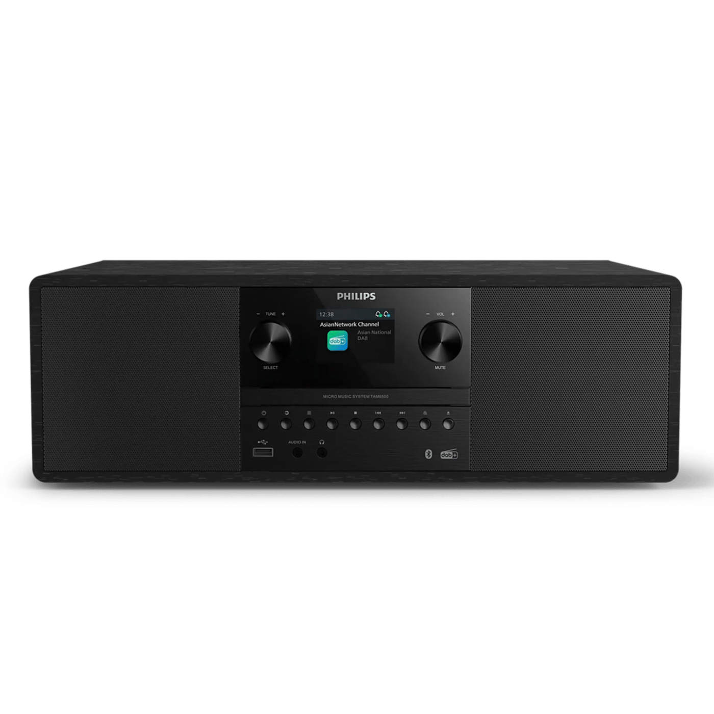 Philips Kompakt mikrosystem TAM6500 med CD, DAB+ och Bluetooth
