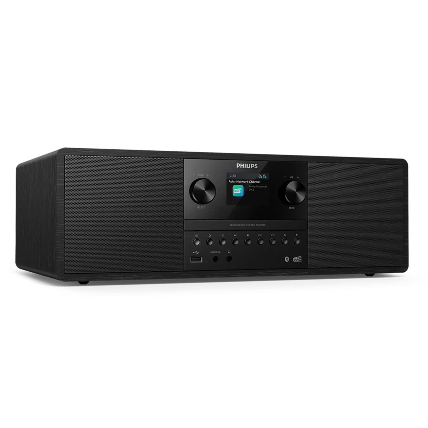Philips Kompakt mikrosystem TAM6500 med CD, DAB+ og Bluetooth