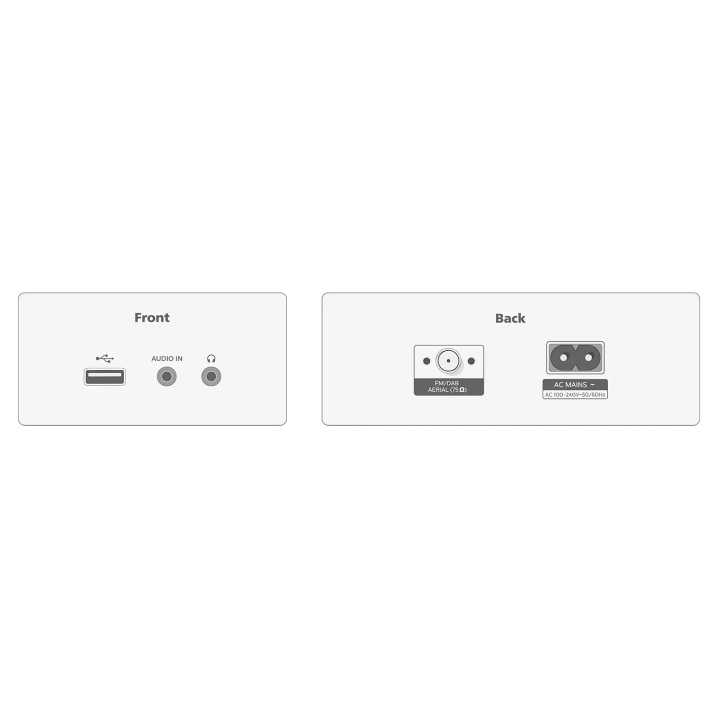Philips Kompakt mikrosystem TAM6500 med CD, DAB+ og Bluetooth