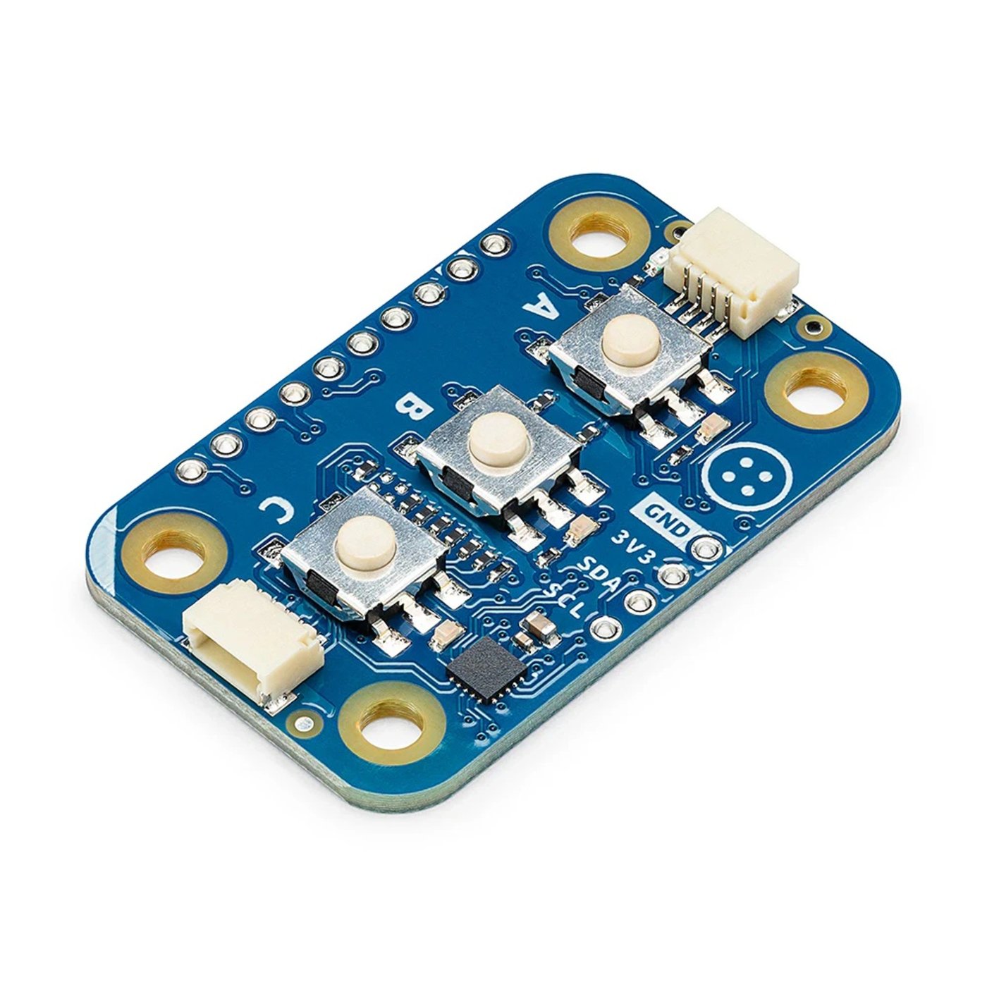 Arduino Modulino Buttons – knappmodul med LED-indikering