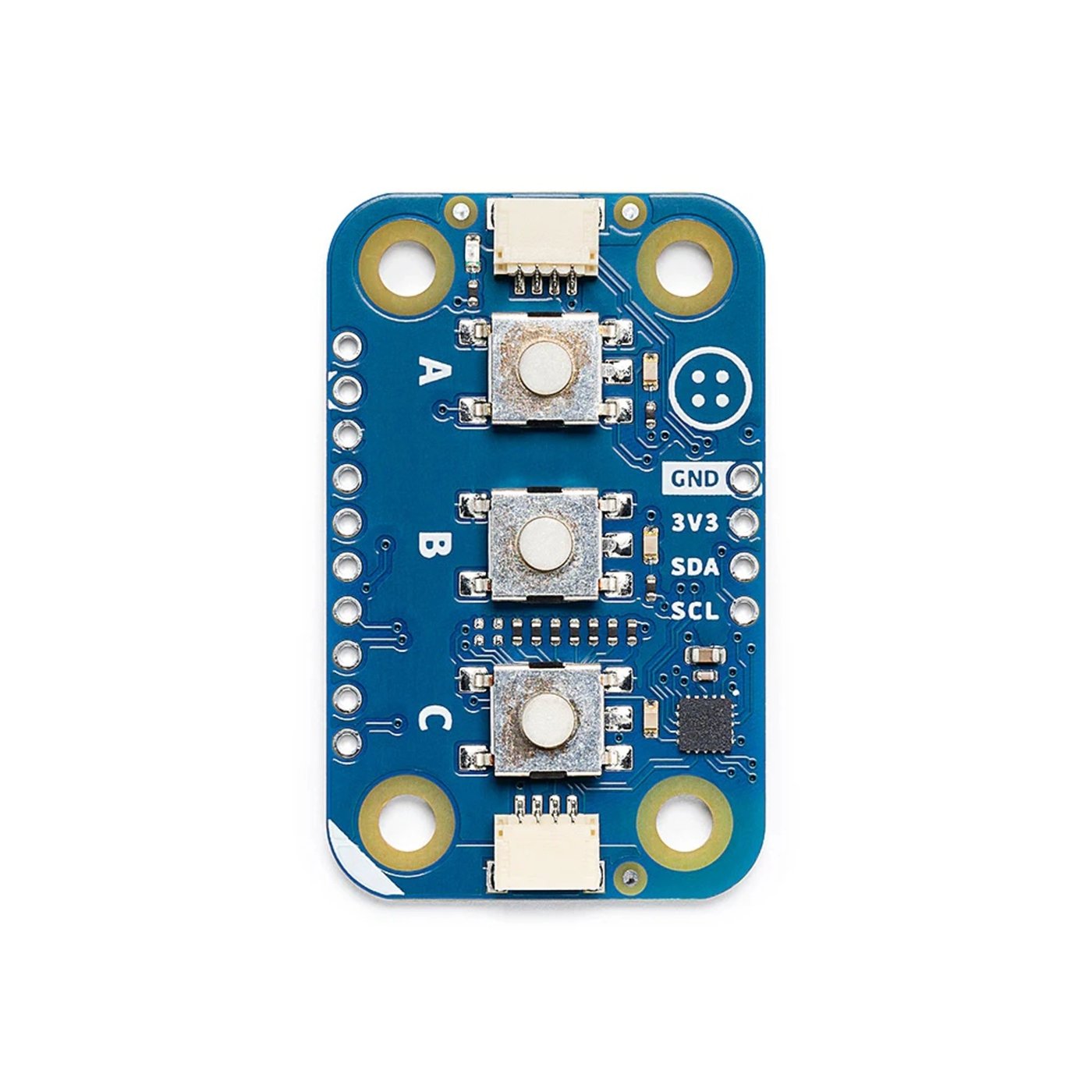 Arduino Modulino Buttons – knappmodul med LED-indikering
