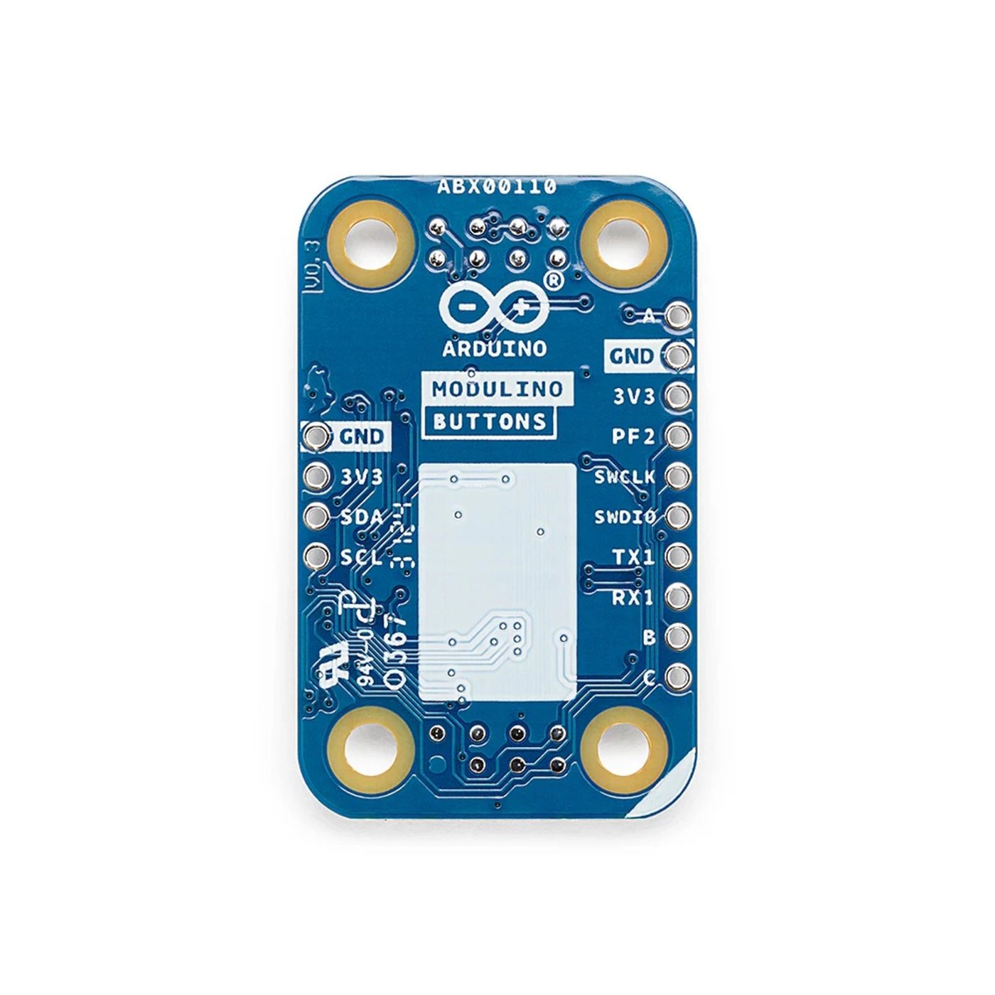 Arduino Modulino Buttons – knappmodul med LED-indikering