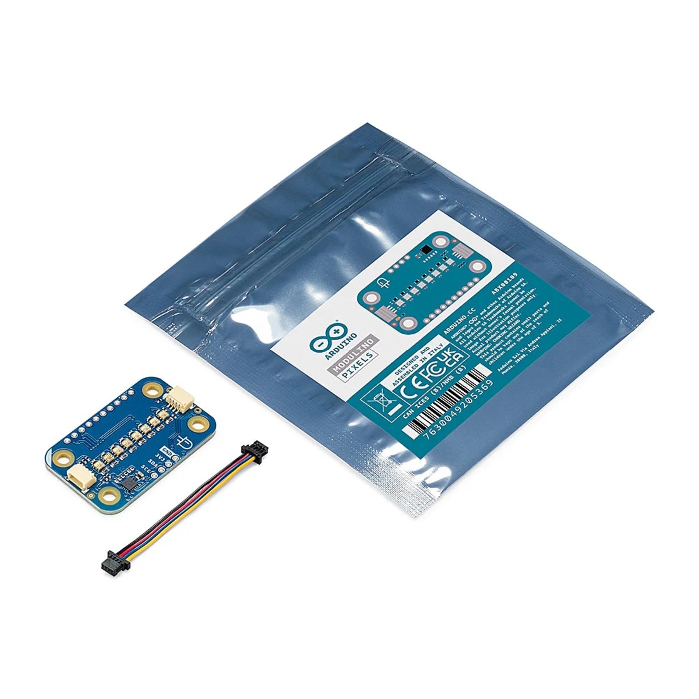 Arduino Modulino Pixels – LED-modul med 8 RGB-lysdioder