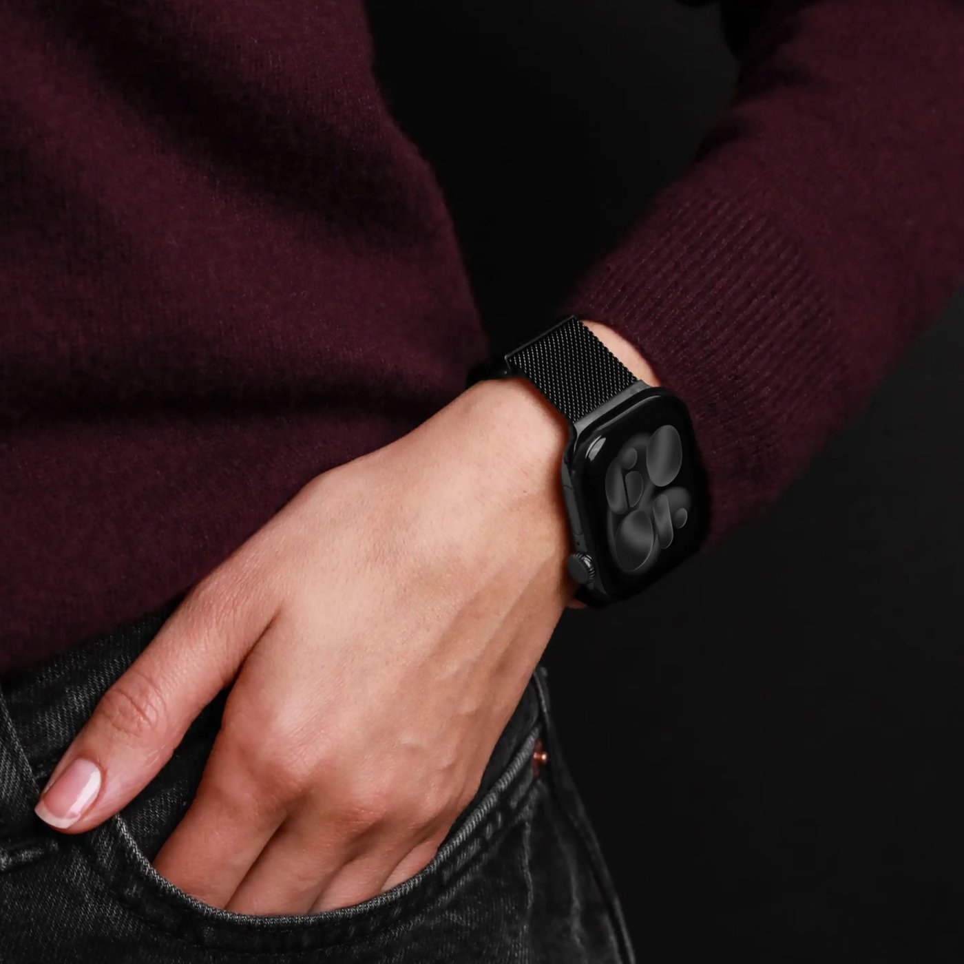 Vonmählen Milanese Loop 2 til Apple Watch Black