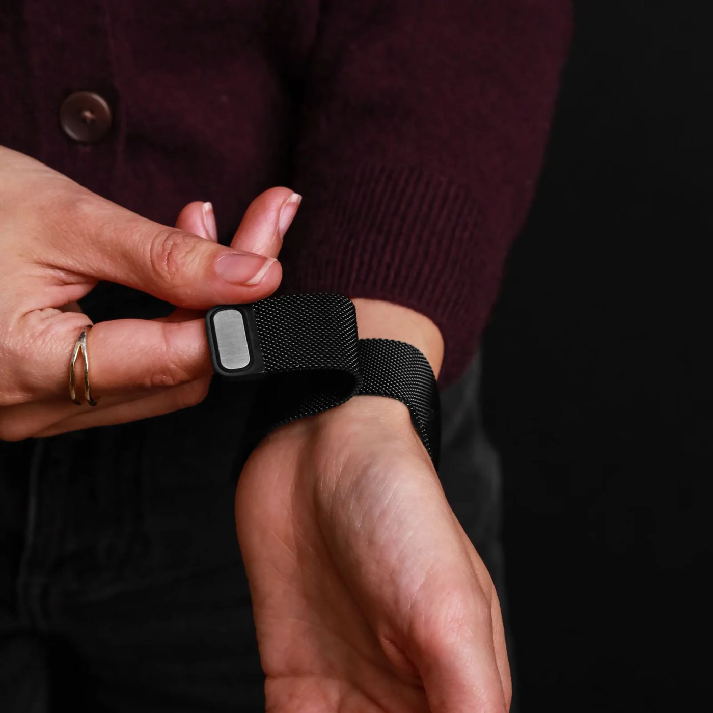 Vonmählen Milanese Loop 2 til Apple Watch Black