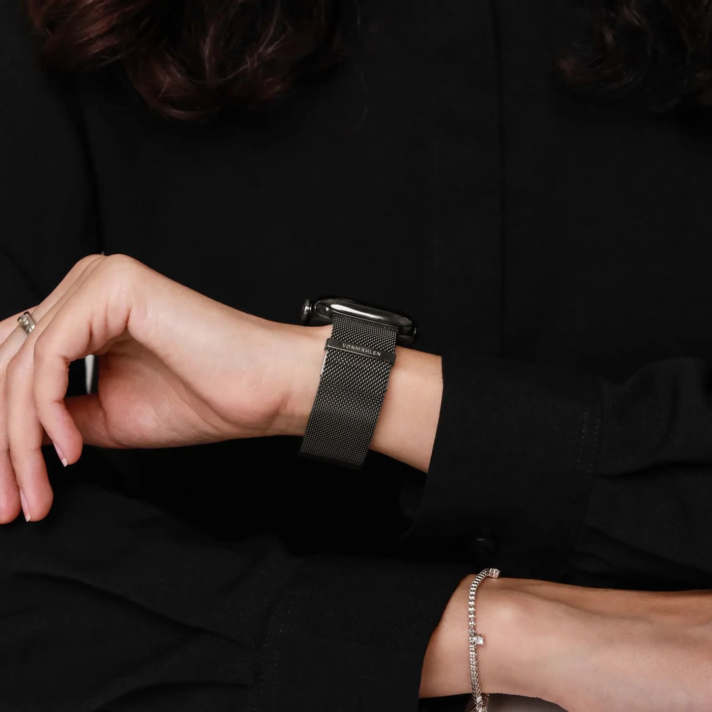 Vonmählen Milanese Loop 2 til Apple Watch Granite Grey