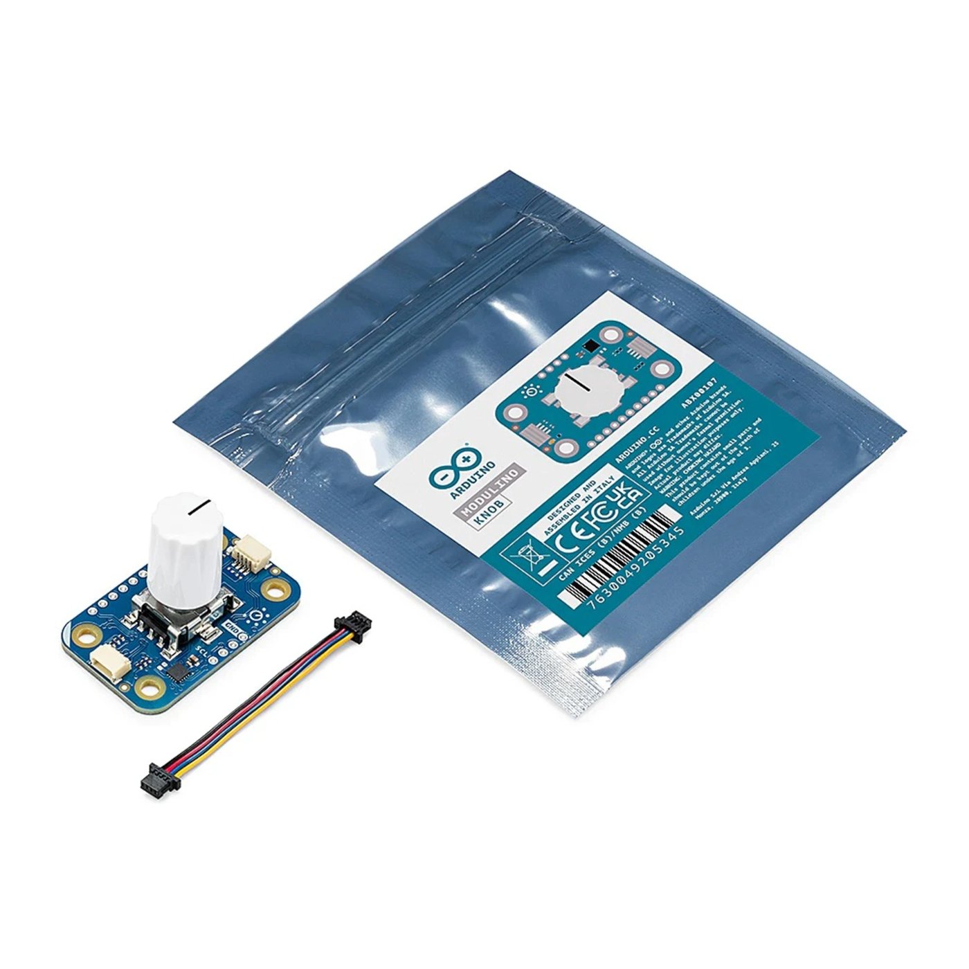 Arduino Modulino Knob – rotasjonsenkoder med trykknapp