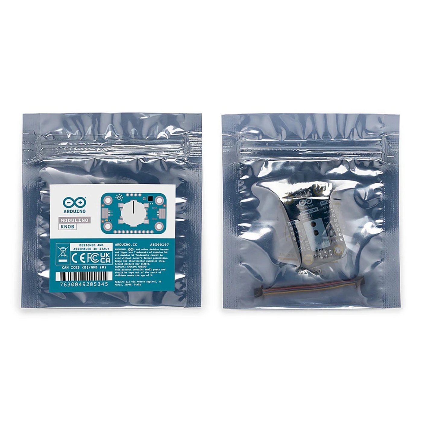 Arduino Modulino Knob – rotasjonsenkoder med trykknapp
