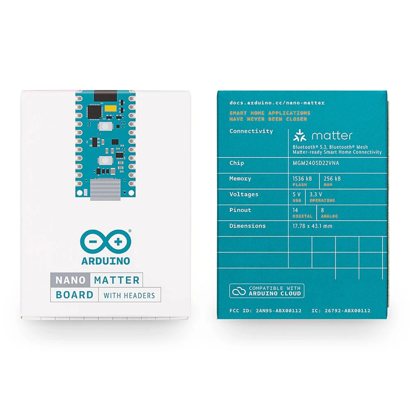 Arduino Nano Matter utvecklingskort