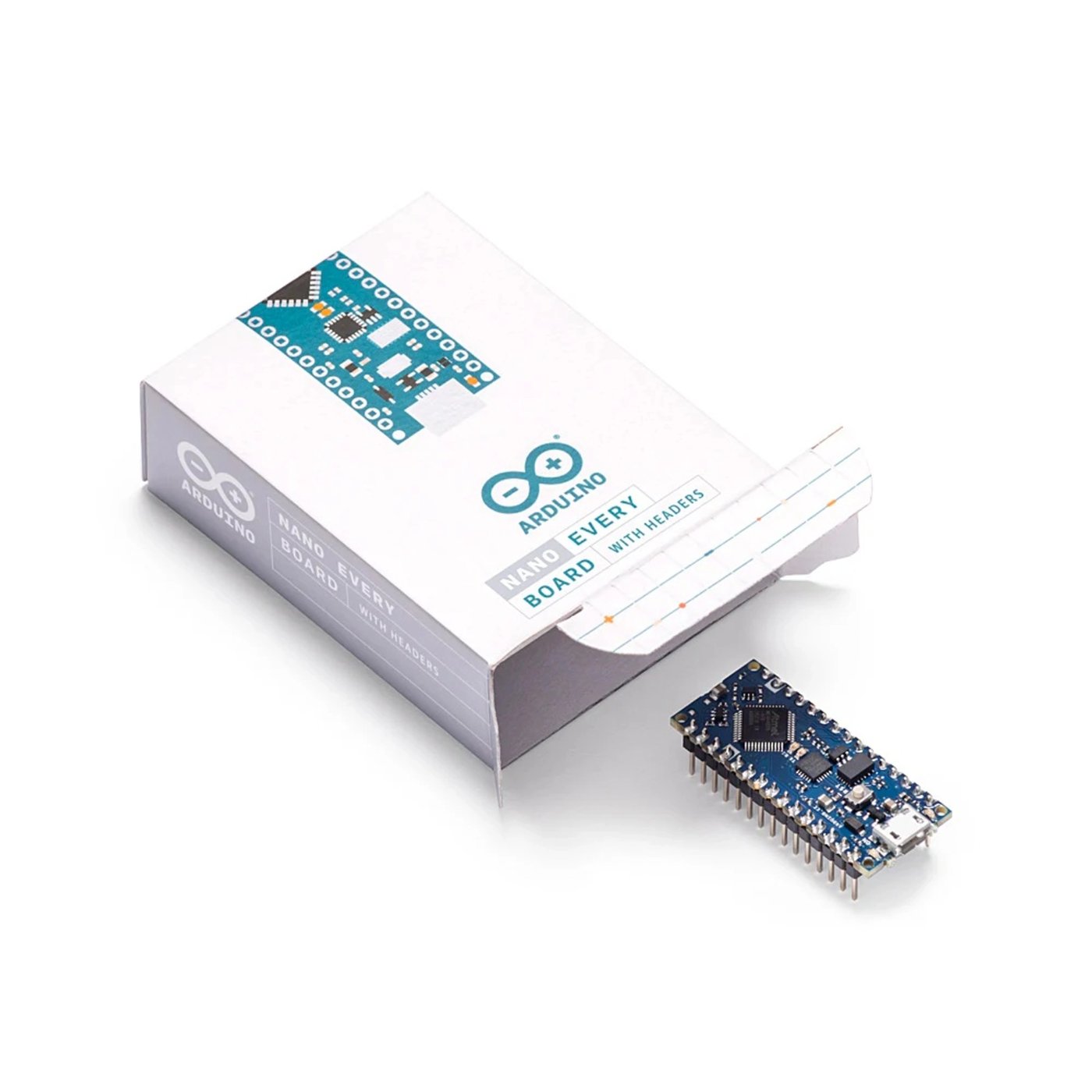 Arduino Nano Every utvecklingskort Med stiftlister