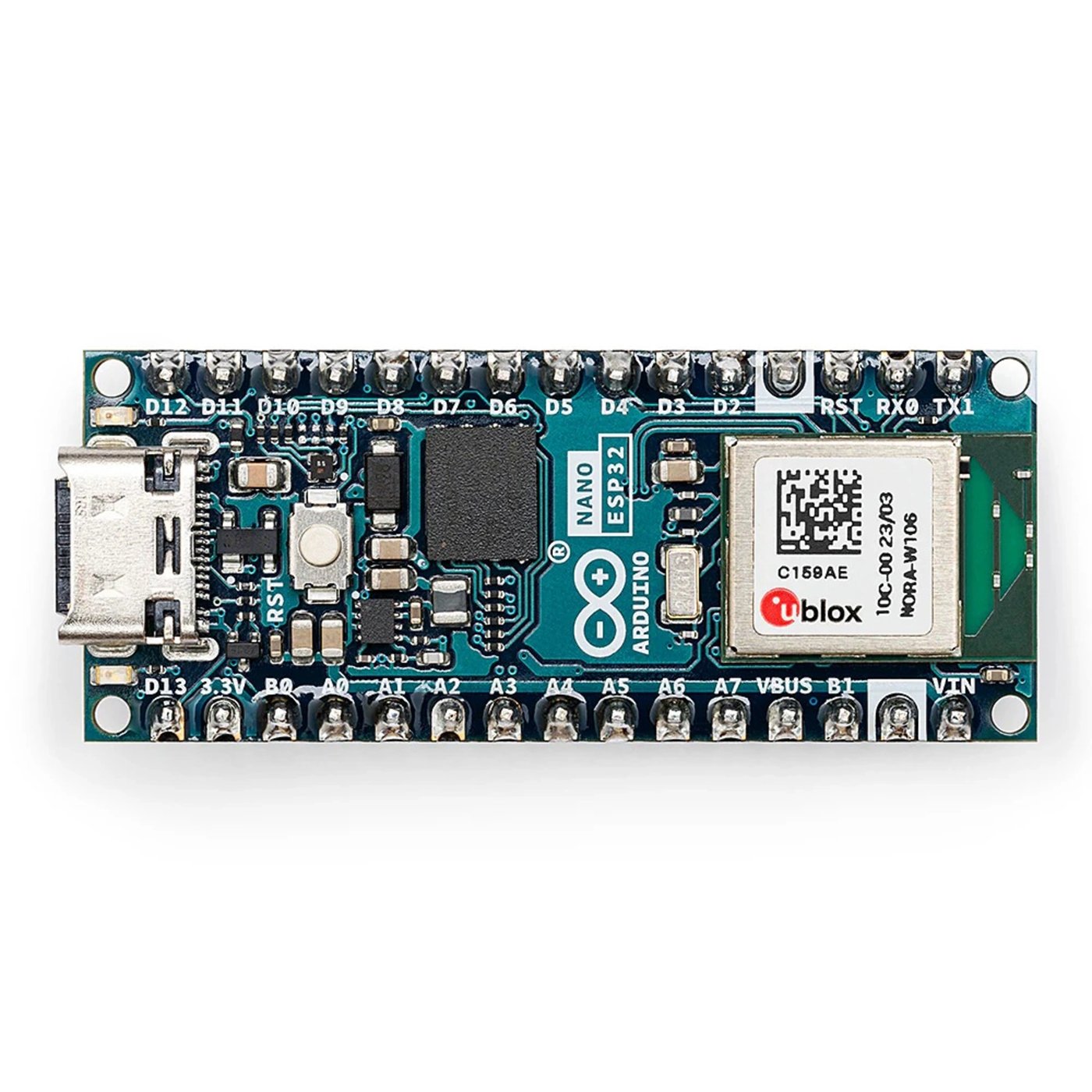 Arduino Nano ESP32 utviklingskort med wifi og Bluetooth