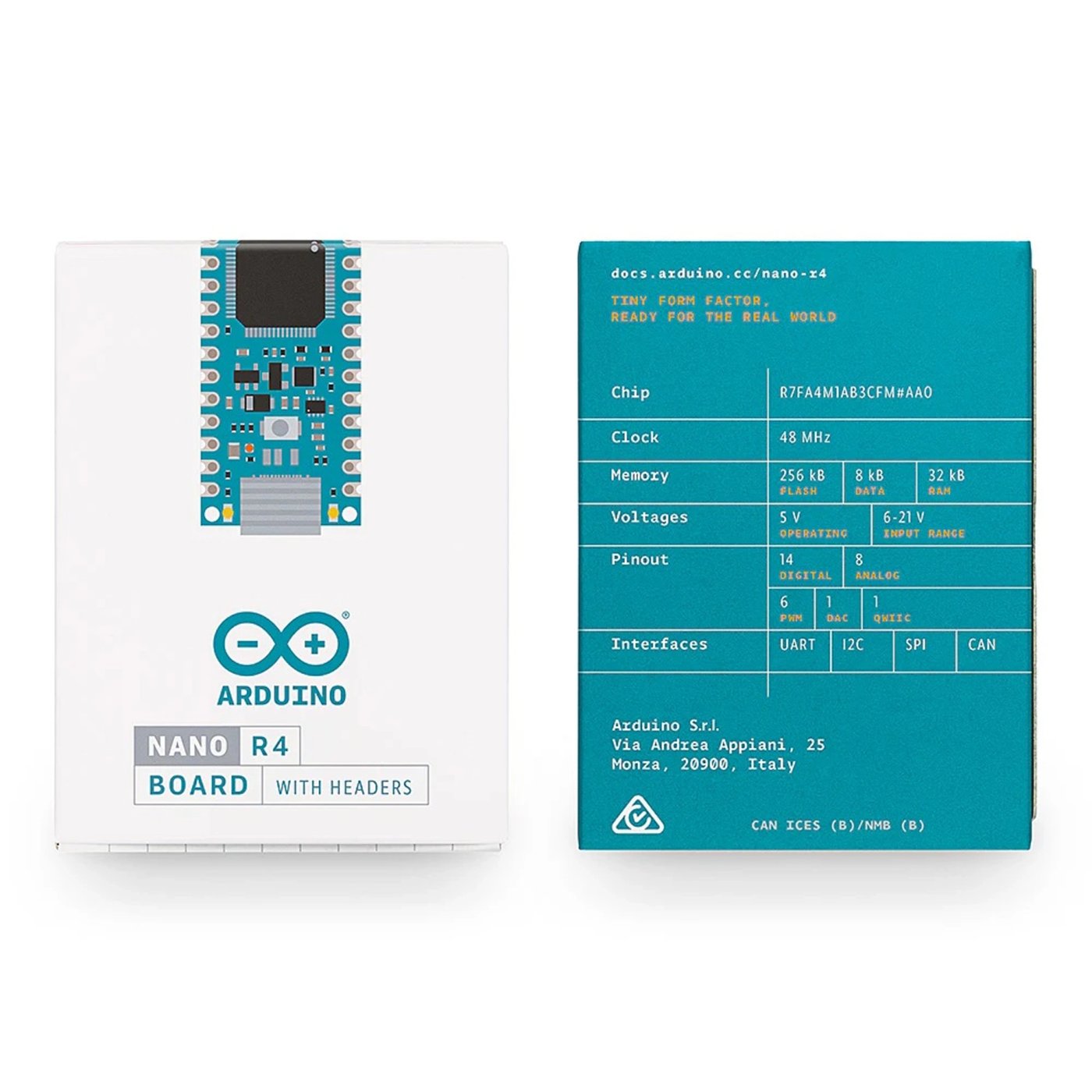 Arduino Nano R4 utvecklingskort Med stiftlister
