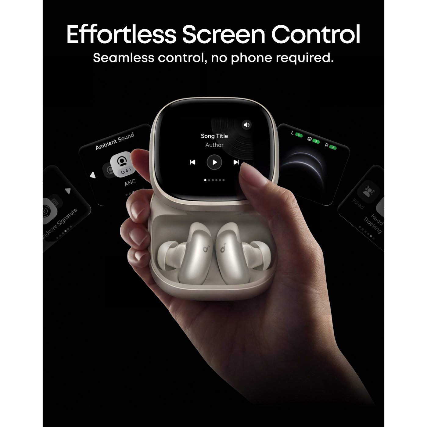 Soundcore Liberty 5 Pro Max trådløse in-ear-hodetelefoner Gull