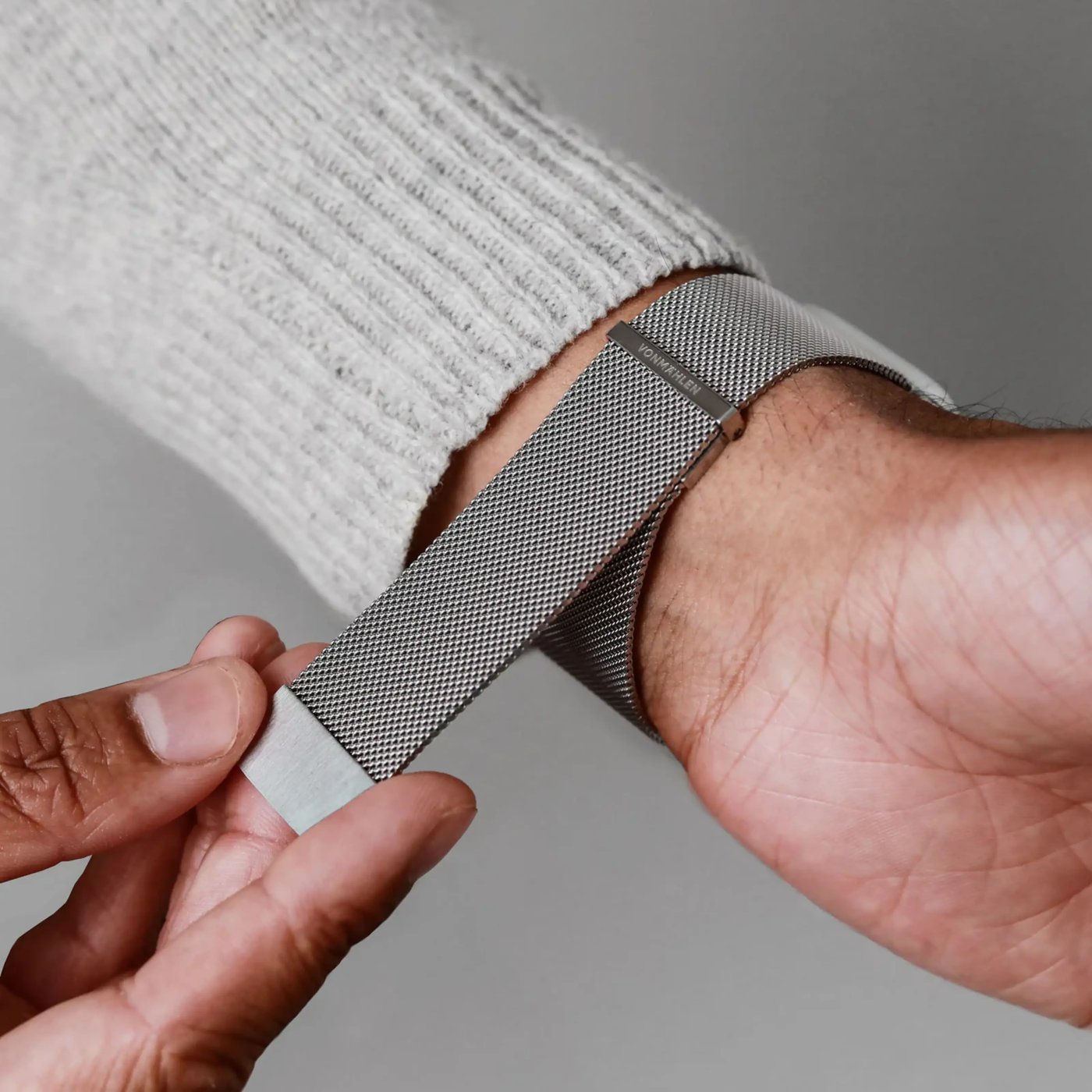 Vonmählen Milanese Loop 2 till Apple Watch Silver