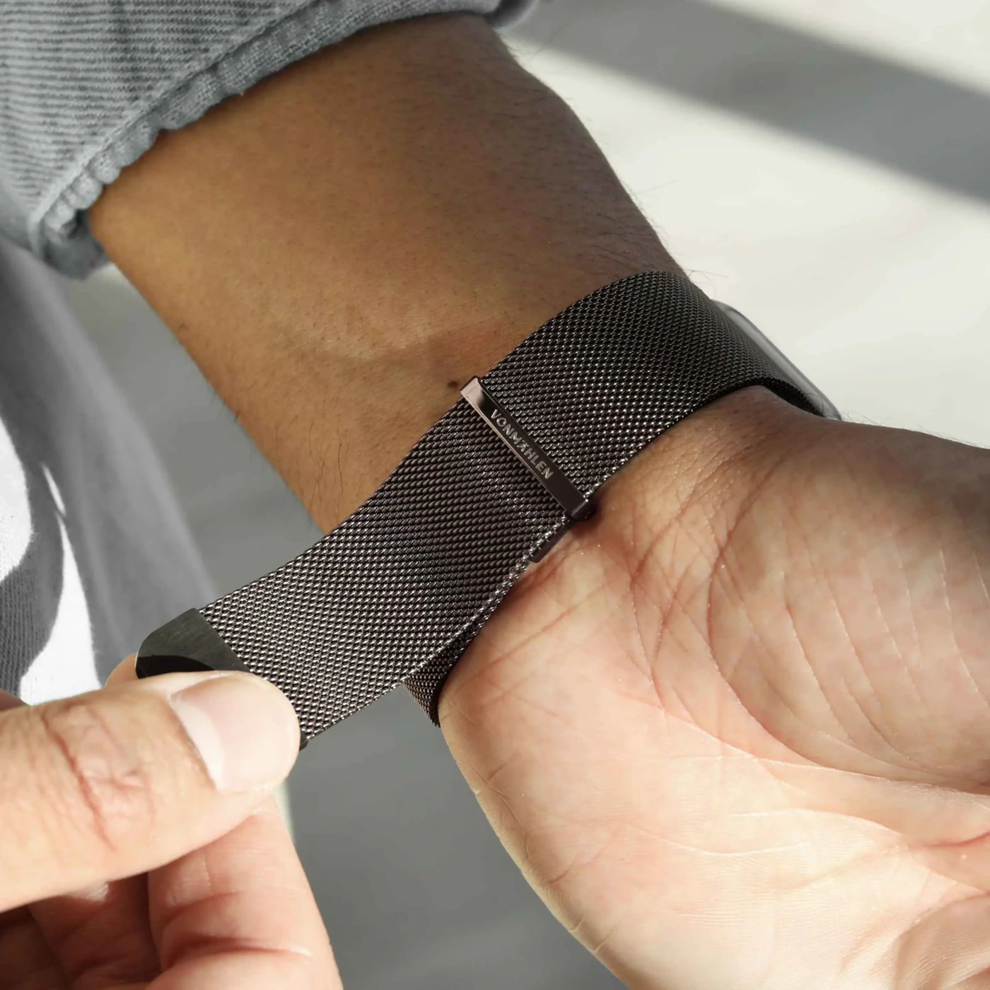 Vonmählen Milanese Loop 2 till Apple Watch Granit