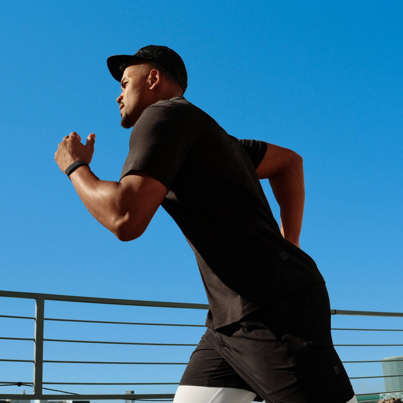 Google Fitbit Air skjermløst aktivitetsarmbånd Obsidian
