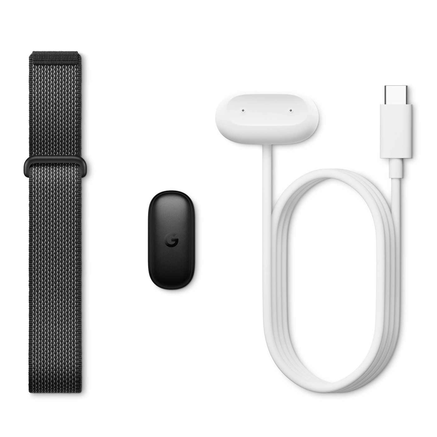Google Fitbit Air skjermløst aktivitetsarmbånd Obsidian
