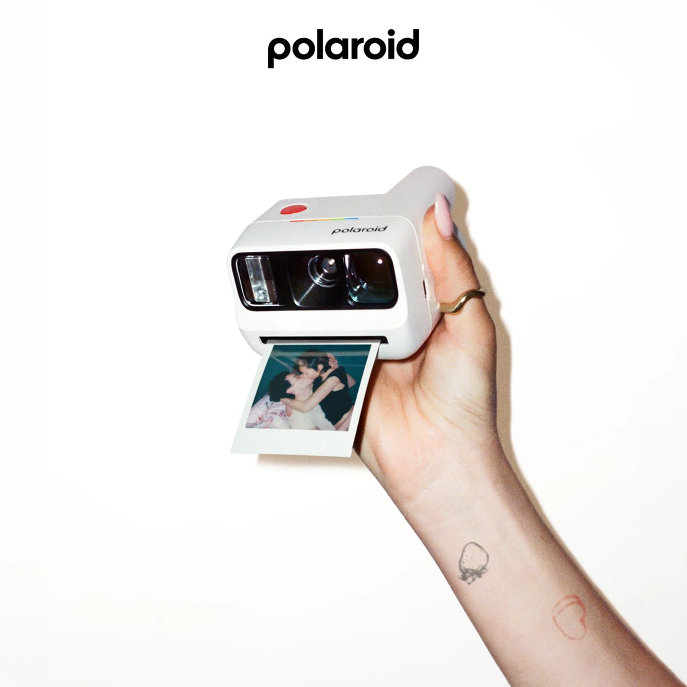 Polaroid Go Gen 3 direktfilmskamera med film Vit