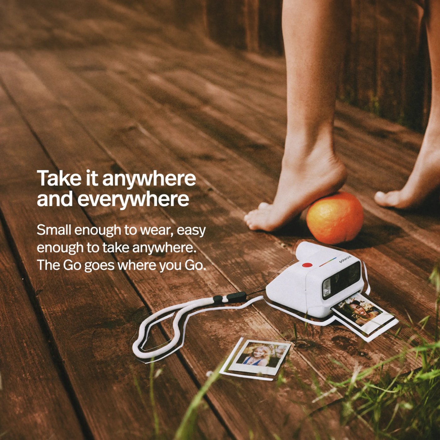 Polaroid Go Gen 3 direktfilmskamera med film Vit